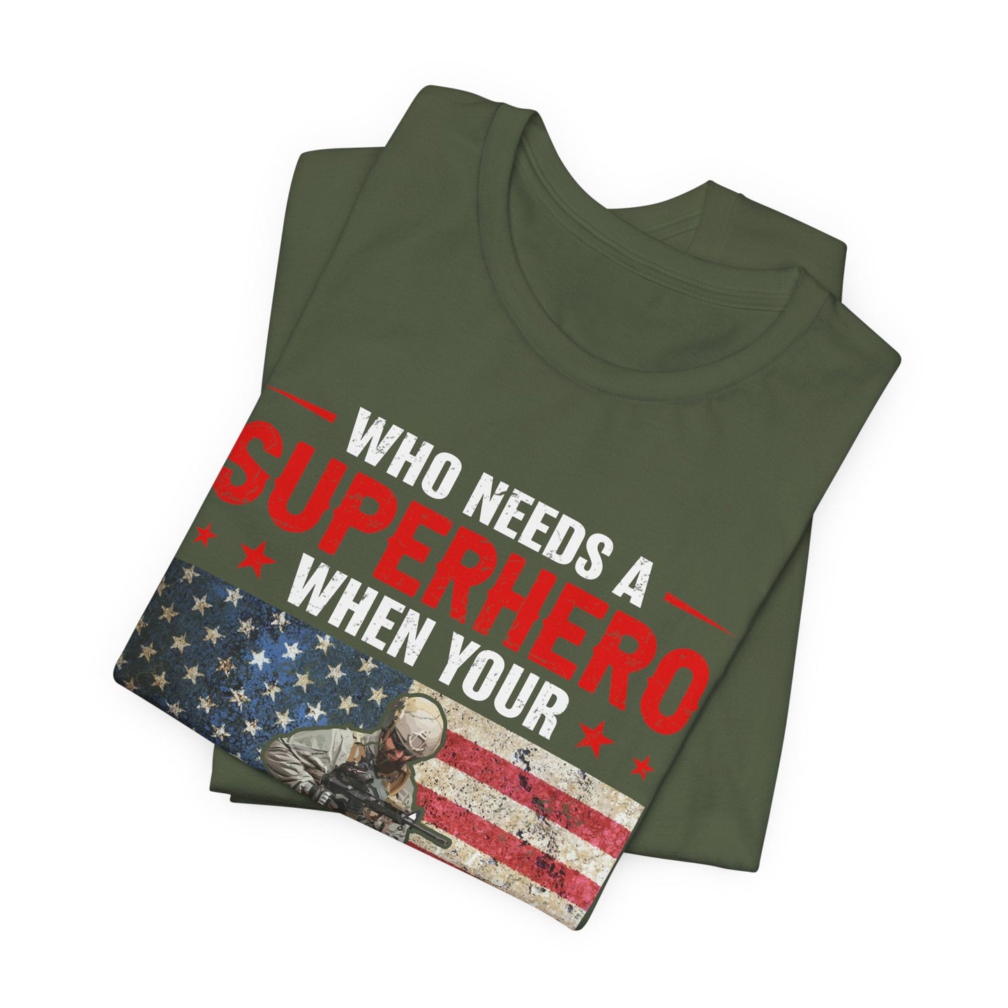 American Flag Graphic Unisex Cotton Tee v43