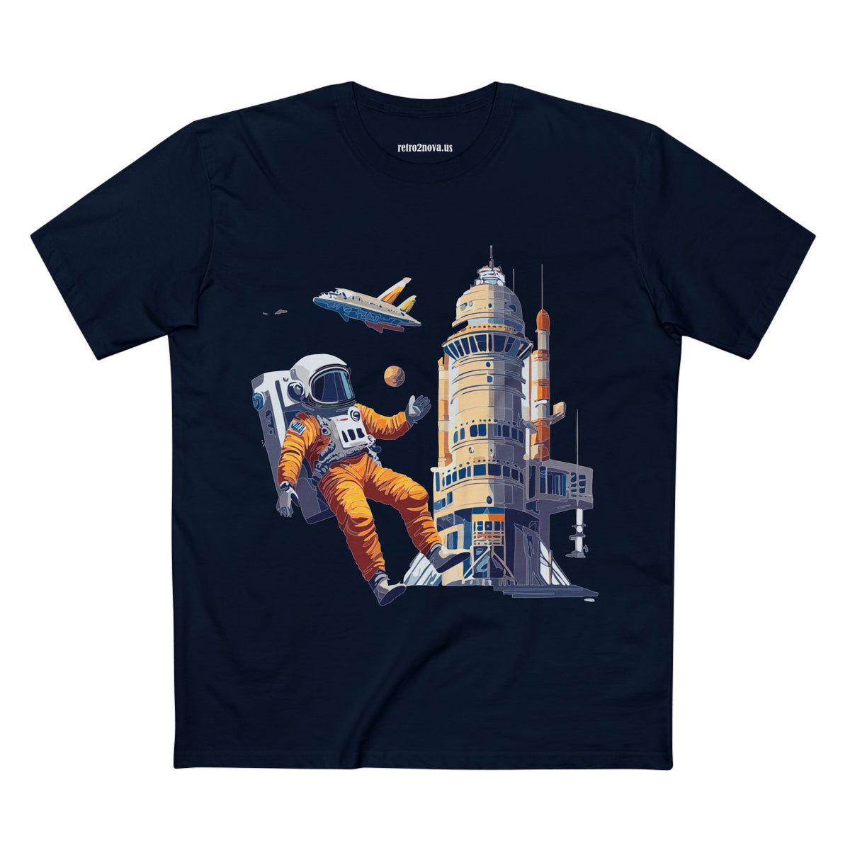 Cosmos Astronaut Graphic Tee Staple Unisex 100 Cotton Tee Shirt - CS-32