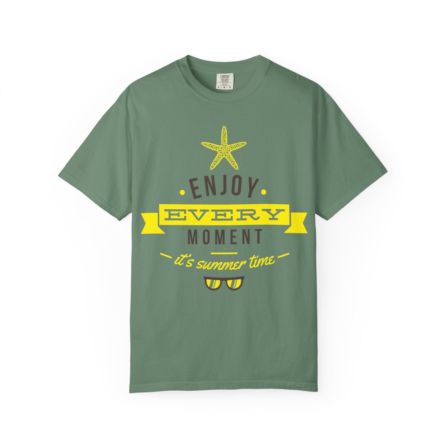 Comfort Colors 1717 Unisex Garment Dyed T Shirt Relaxed Fit Heavyweight 100 Percent Ring Spun Cotton