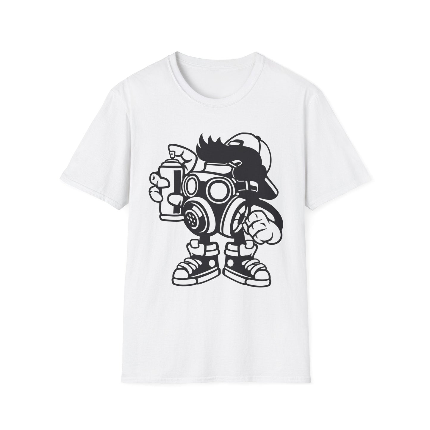 Cartoon T Shirt Unisex Animation Tee Funny Art Design Gildan Softstyle 64000 Ring Spun Cotton