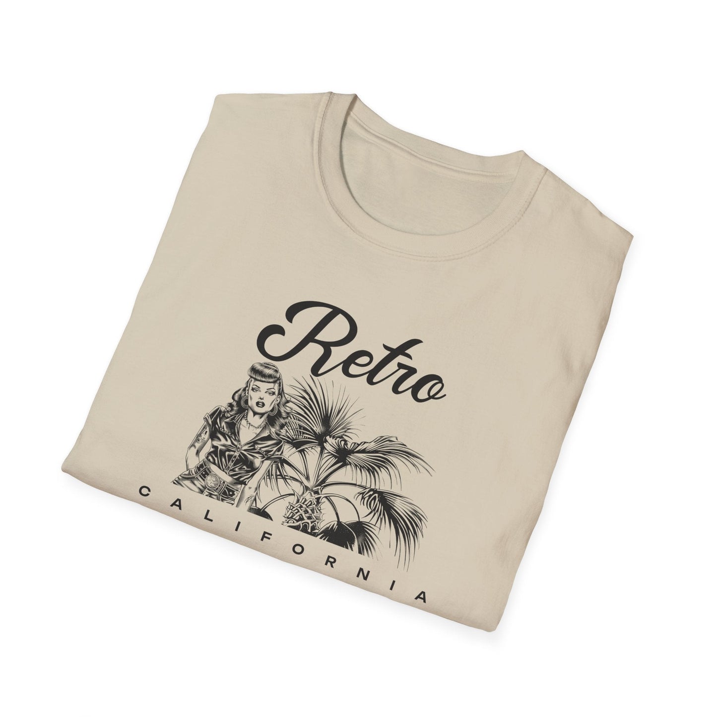 Retro California T-Shirt Unisex Cotton Vintage Palm Beach Graphic Tee