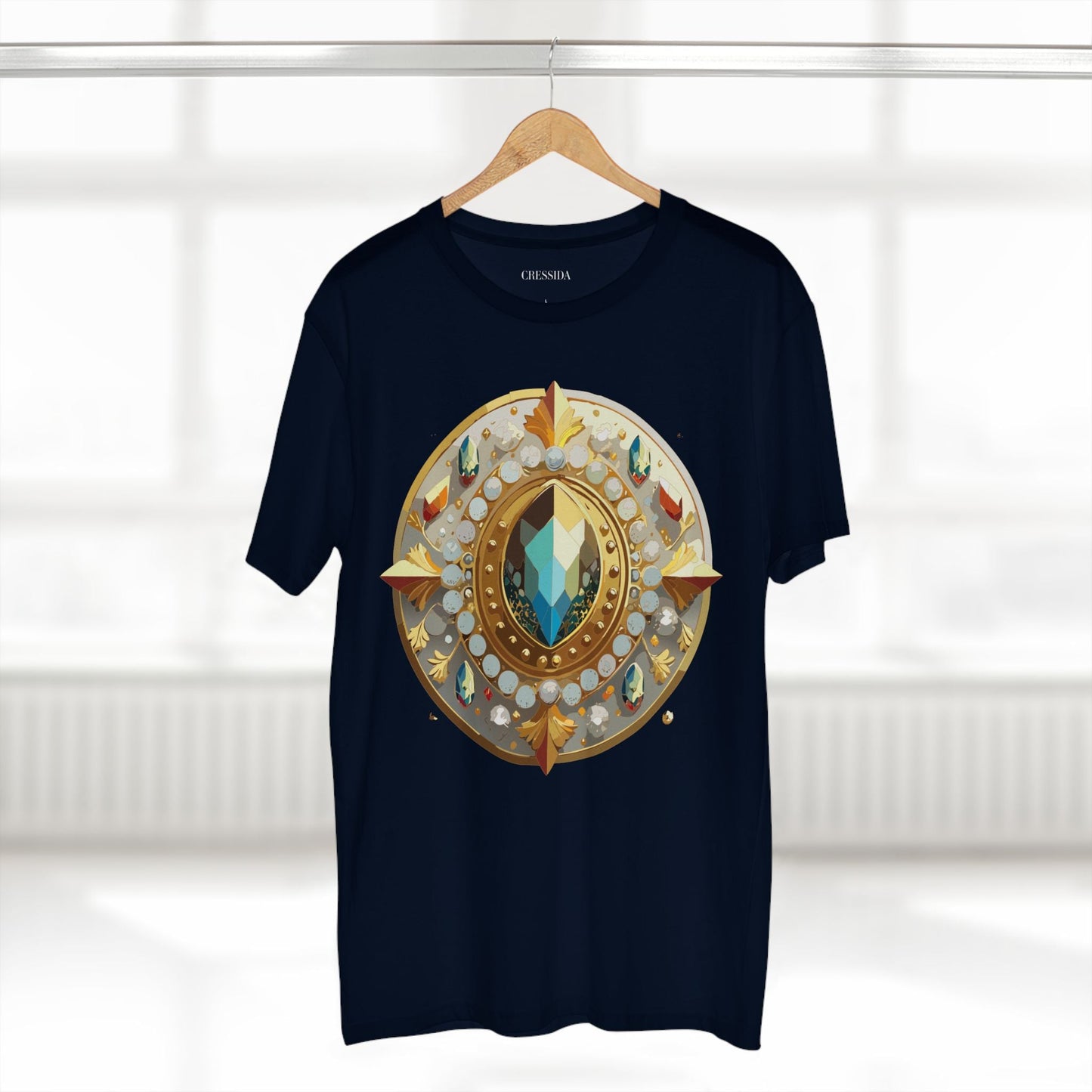 Medallion Graphic T-Shirt Unisex 100 Cotton With Gold Art Design Medal Tee 20