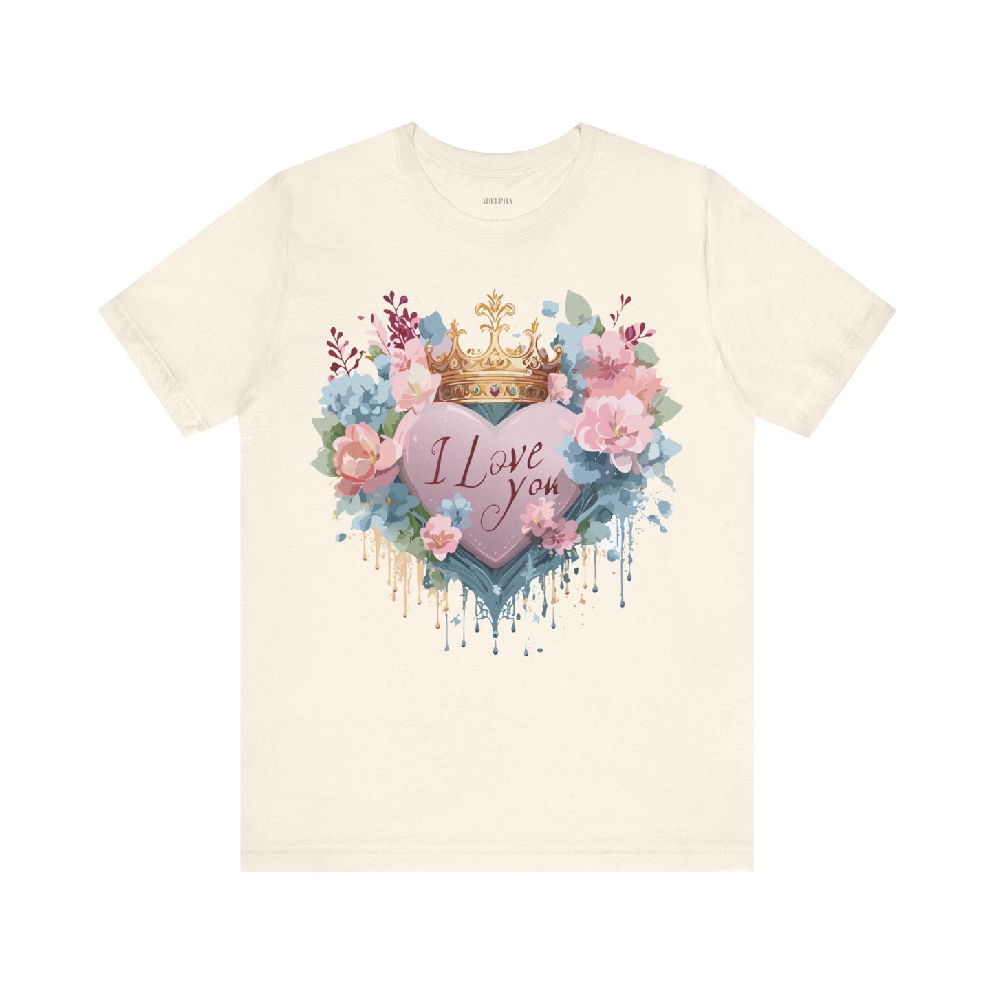 Valentine Graphic Tee Unisex Jersey Short Sleeve Vintage Inspired Art Design By Adelpha