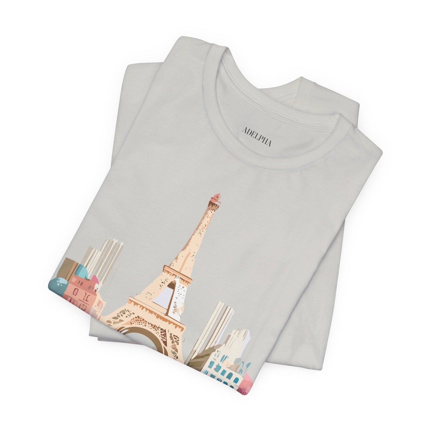 Paris Tourist Shirt Unisex Graphic Tee With Vintage Inspired Artwork Adelpha Art Design