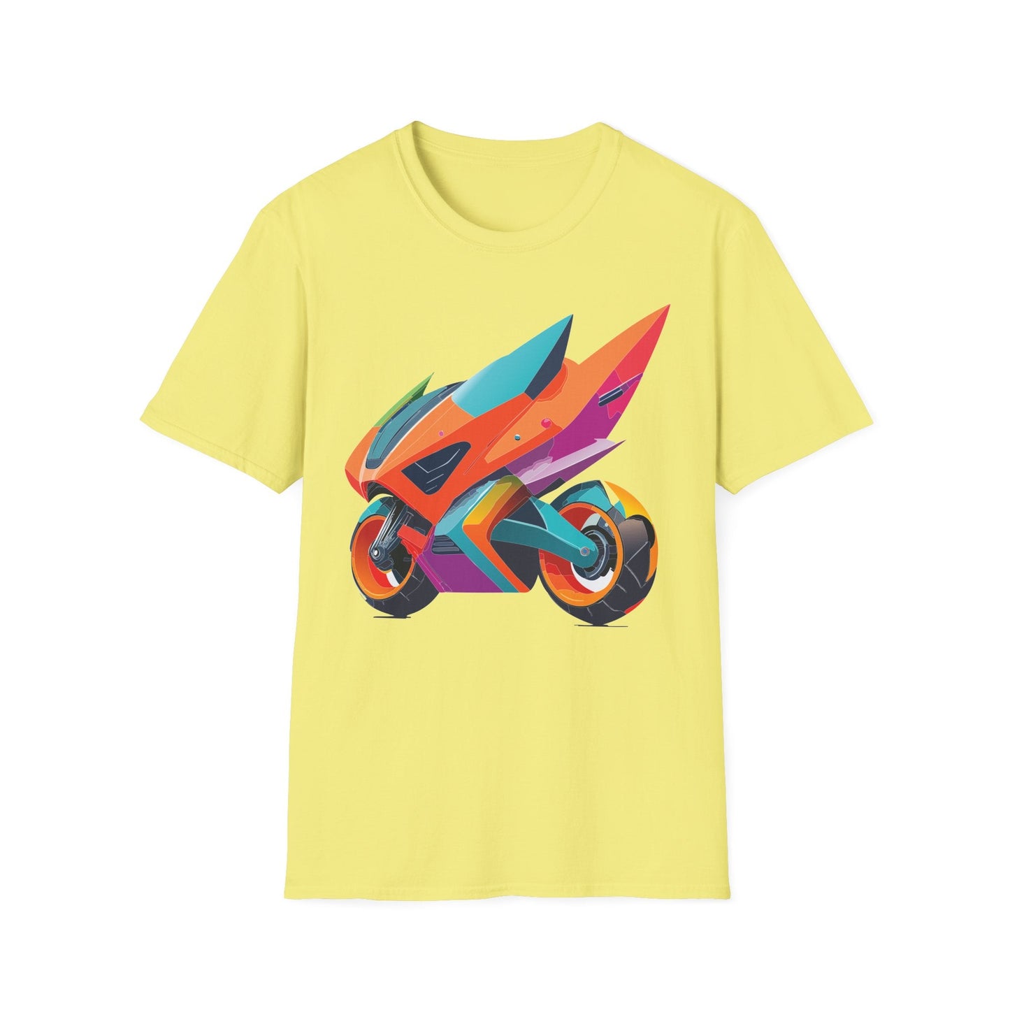 Unisex Bike T Shirt Moto Shirt Motorcycle MTB T Shirt 100 Percent Cotton Softstyle