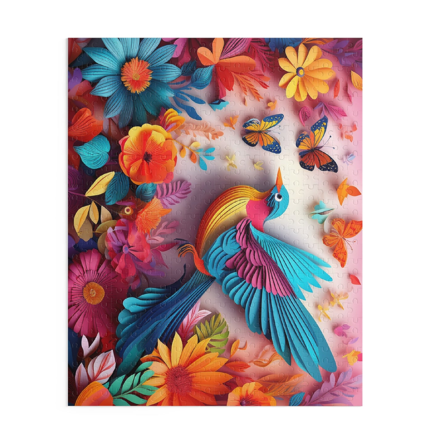 Bird Puzzle 500-Chipboard Pieces in Box | Kids Puzzles Size: 16" x 20",  Ages 9+ and Family pn67