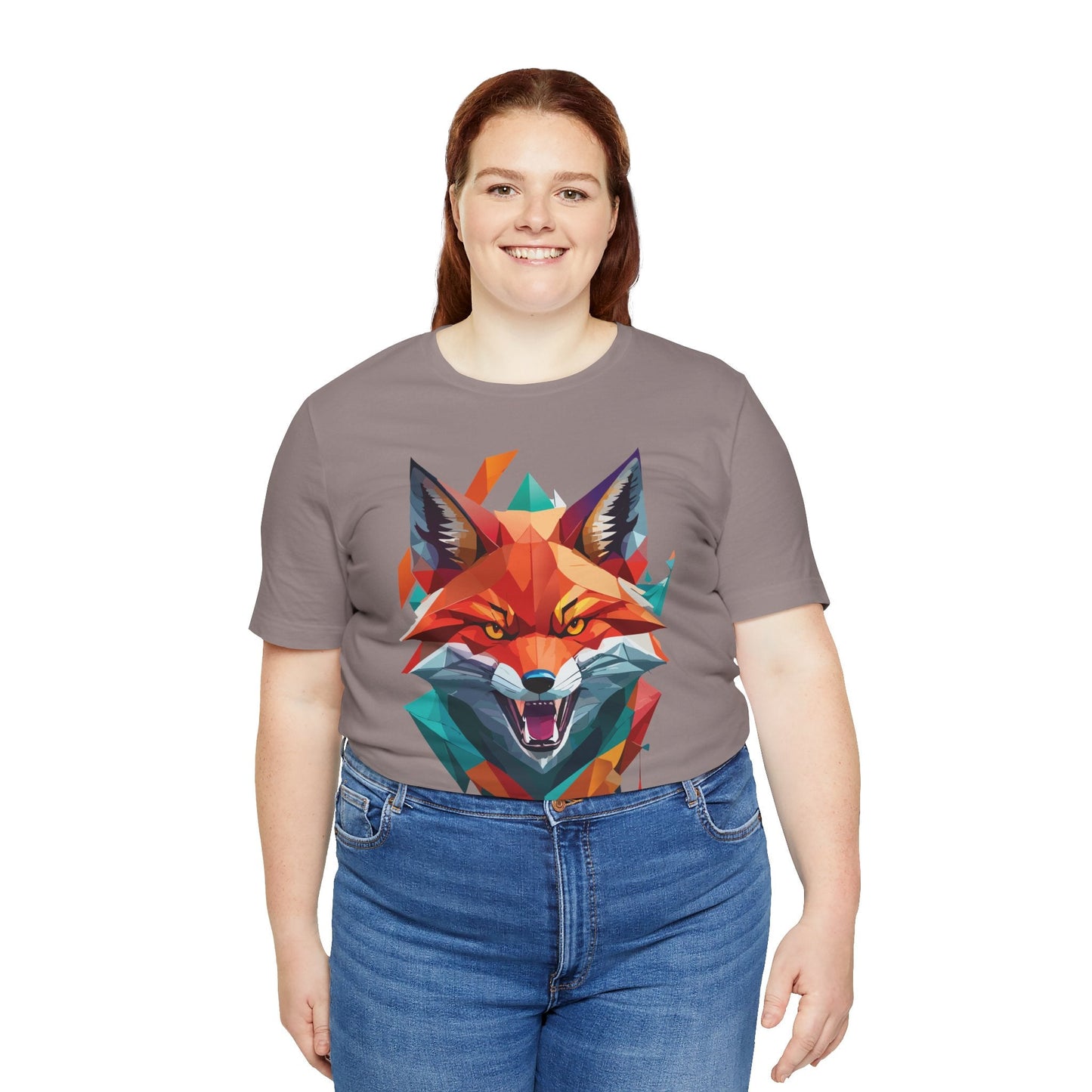Unisex Animal Print Tee Shirt With Wild Animals Art Design For Men Women Soft Cotton