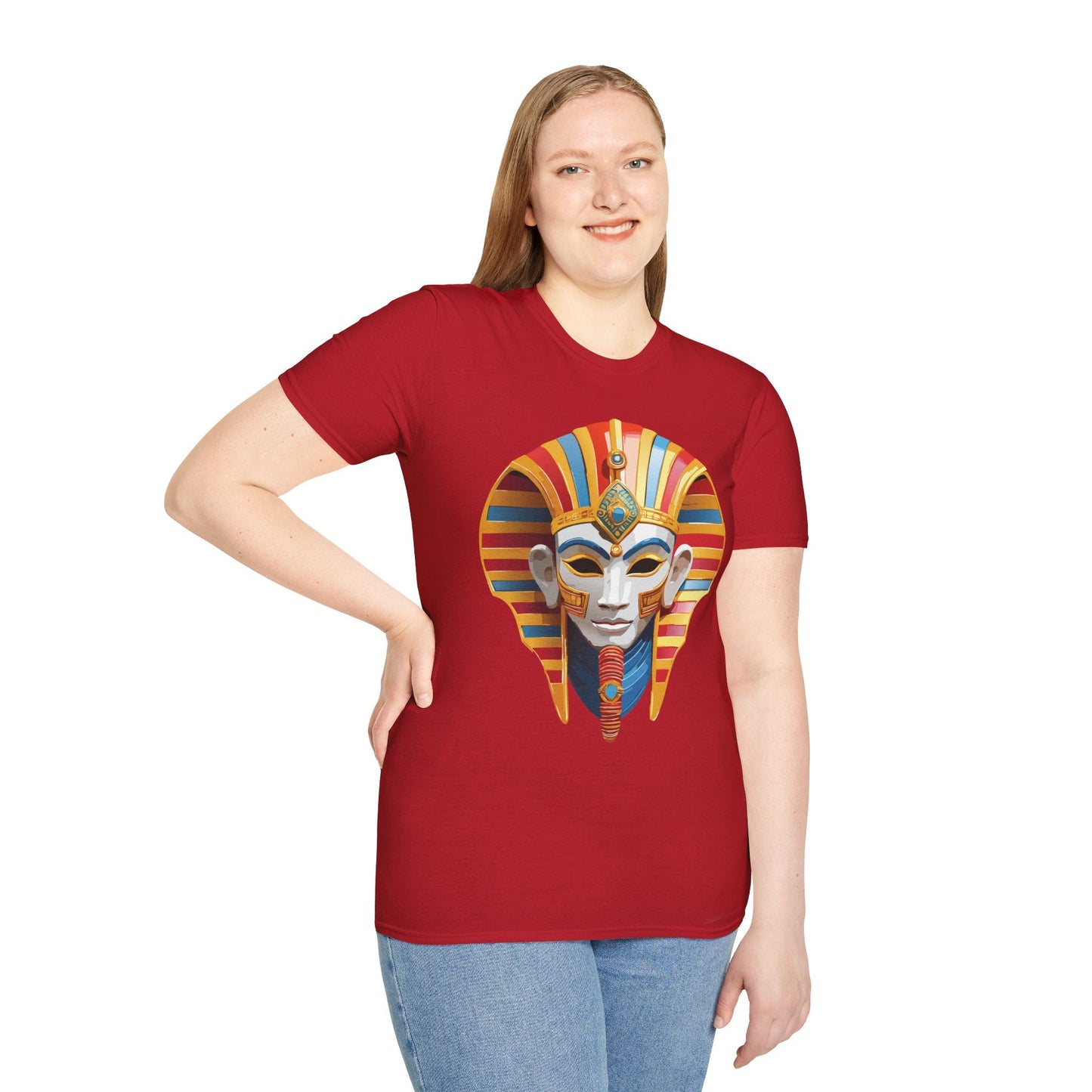 Mask Graphic Unisex Cotton Masquerade Design Artwork Tee 18