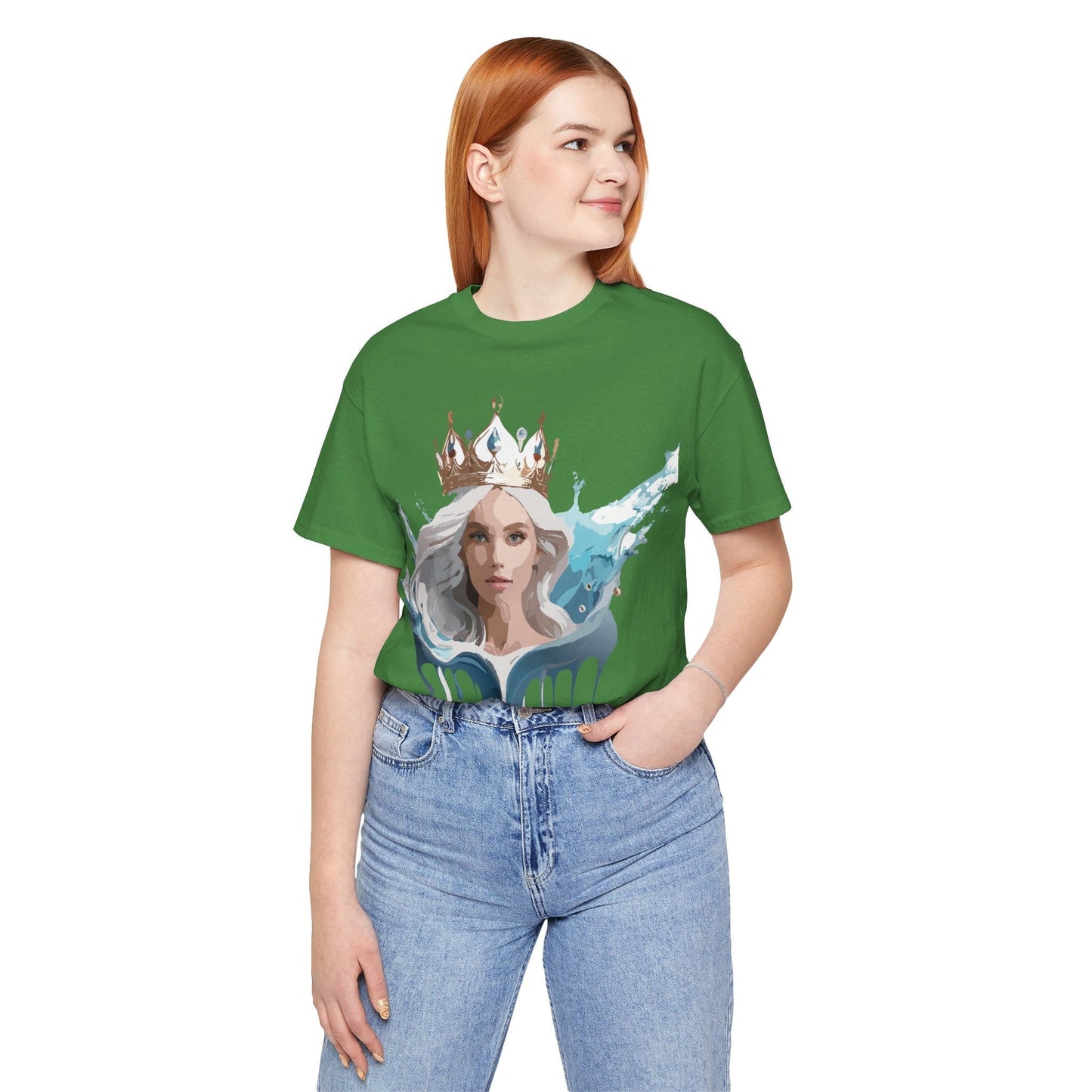 Queen Graphic T Shirt Unisex Jersey Short Sleeve Tee With Vintage Inspired Artwork Adelpha