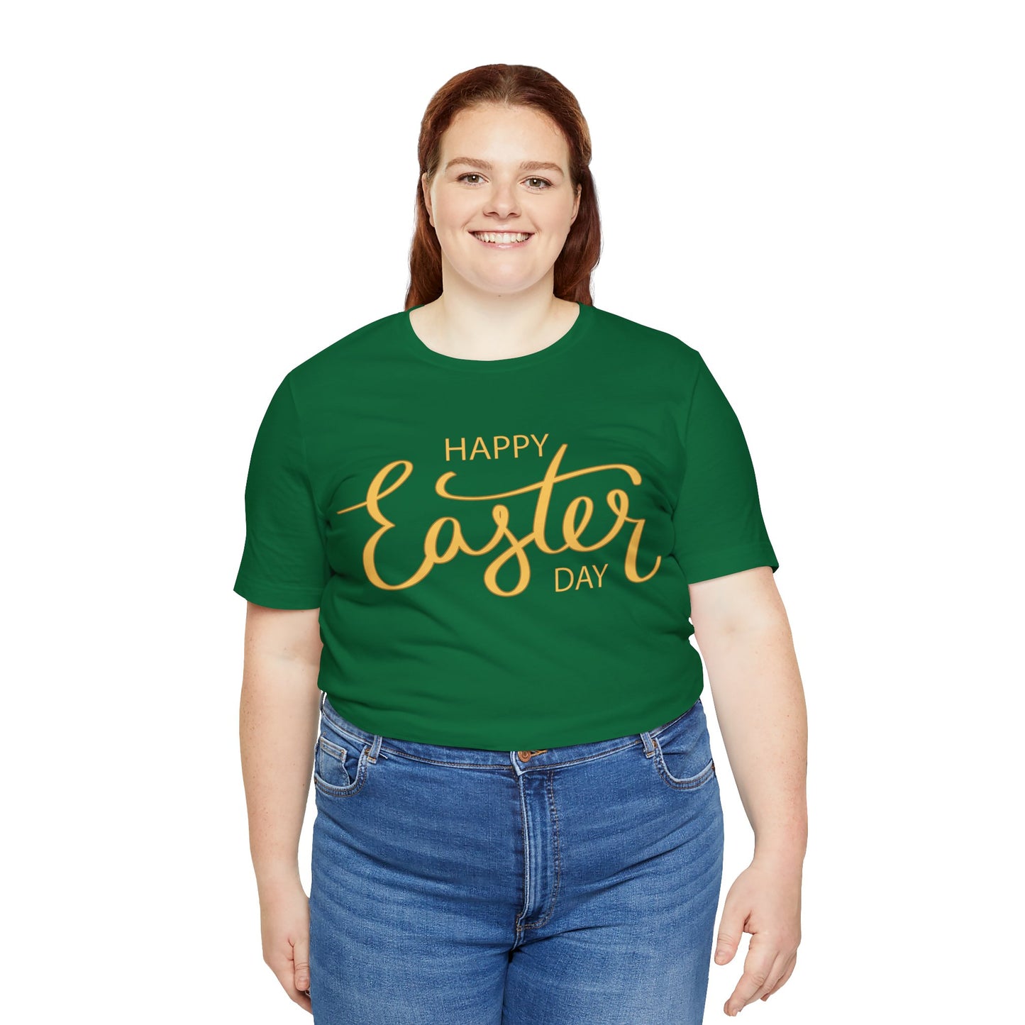 Unisex Cotton Tee Shirt with Easter Prints