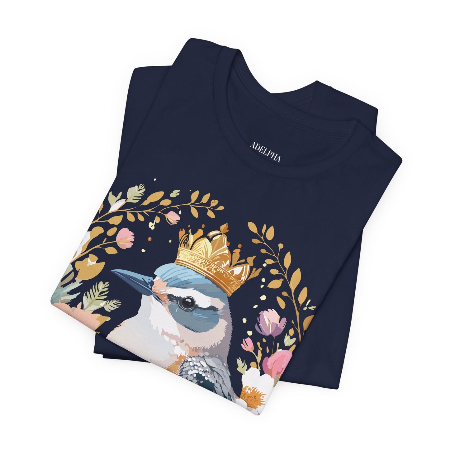 Adelpha Medallion Graphic Tee Unisex Short Sleeve Vintage Inspired Art Design Apparel