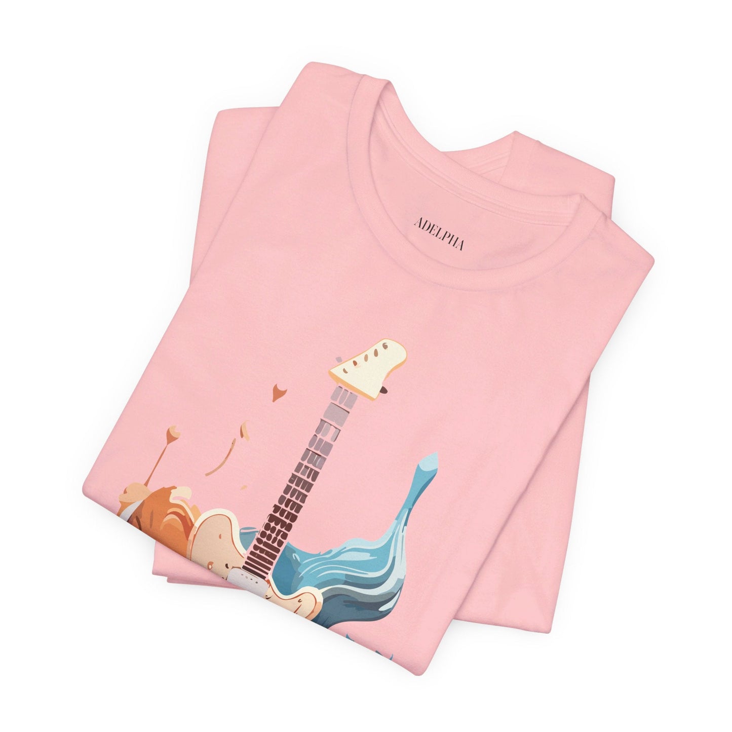 Music Graphic Tee Unisex Jersey Short Sleeve Adelpha Vintage Inspired Artwork Premium Design