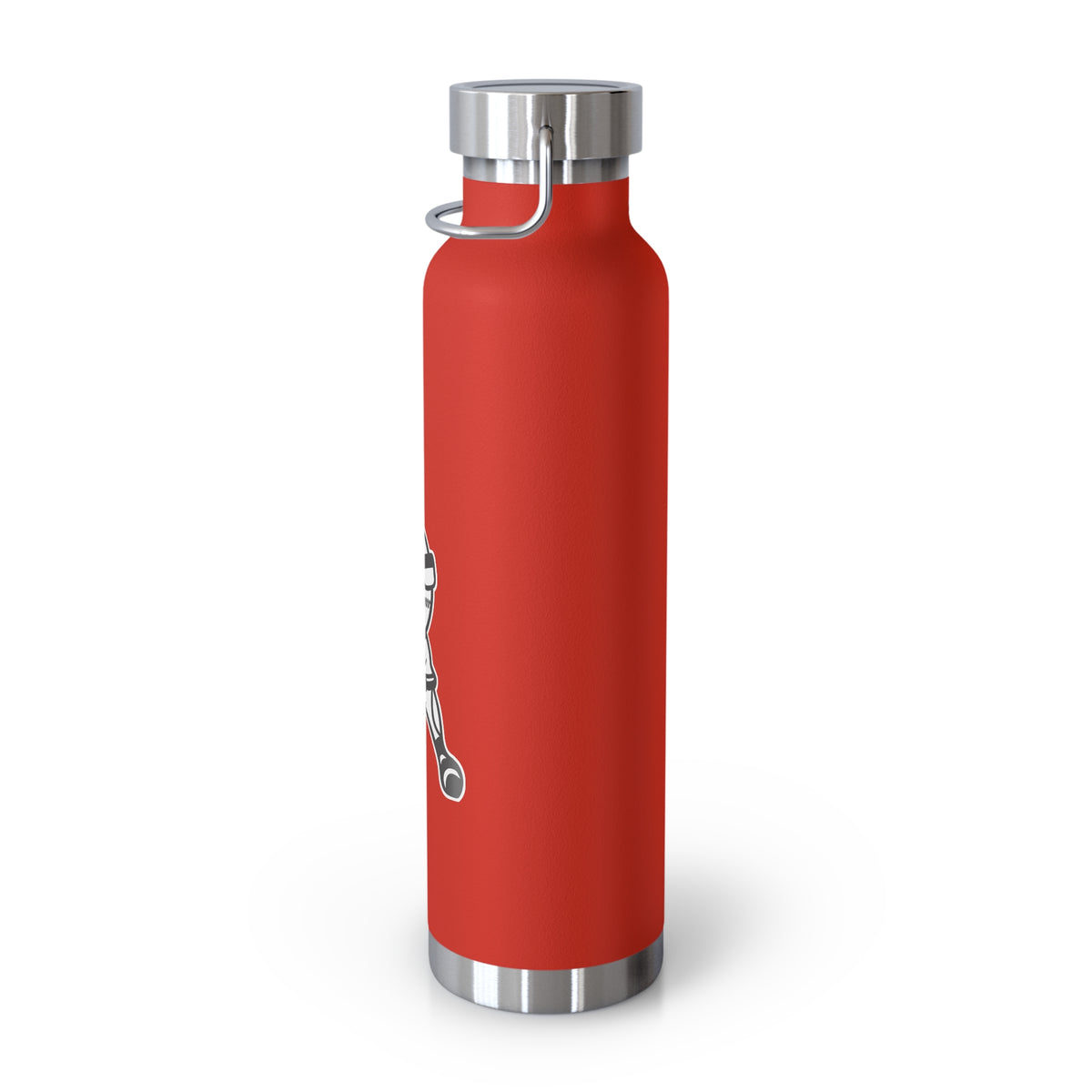 22oz Copper Insulated Water Bottle with Cartoon Design - CV9