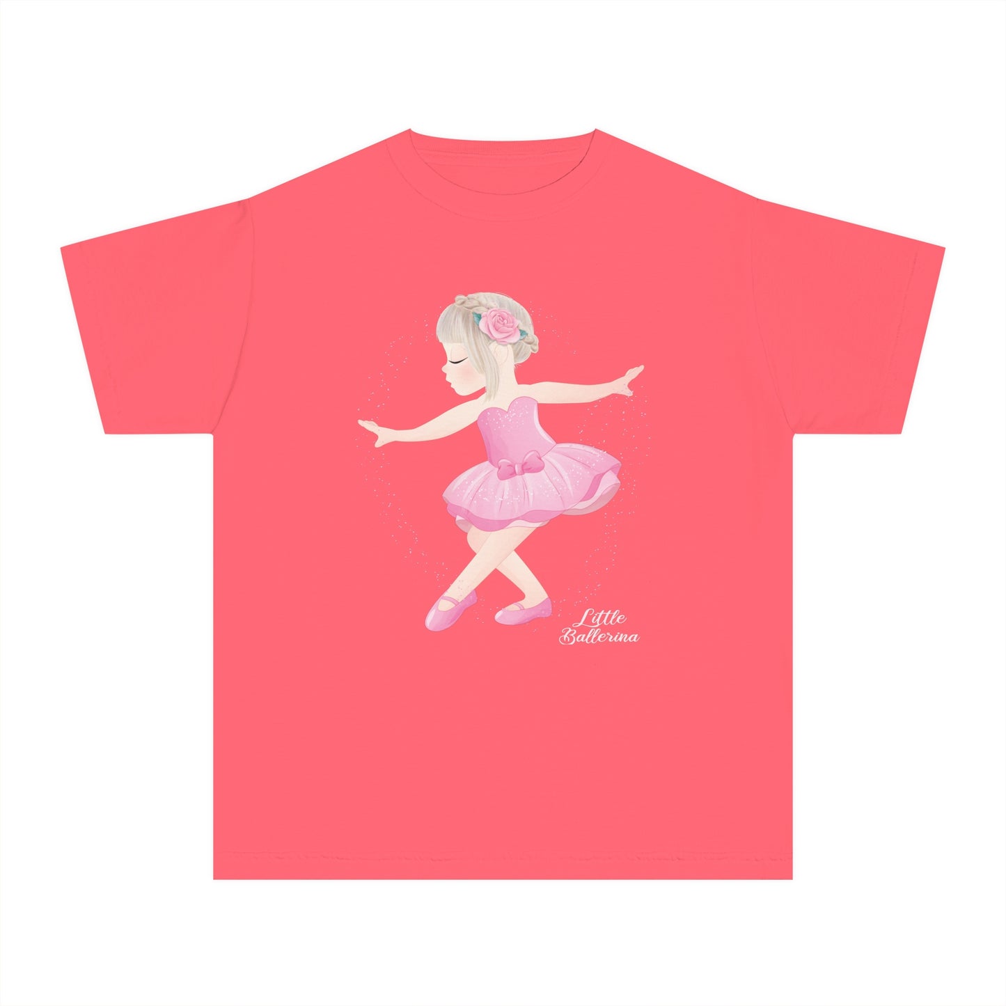 Youth Tee Shirt with Little Ballerina