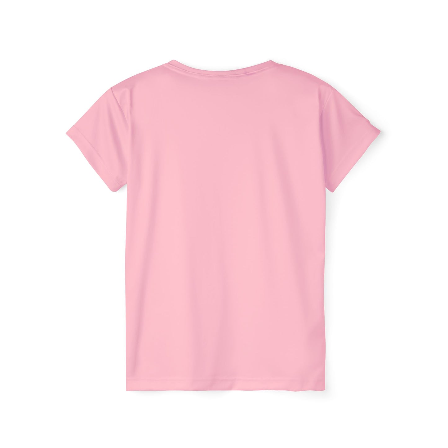 Soft Today Pink Women's Sports Jersey Short Sleeves 100% Poly Solid Pink Color Print Athletic Tee