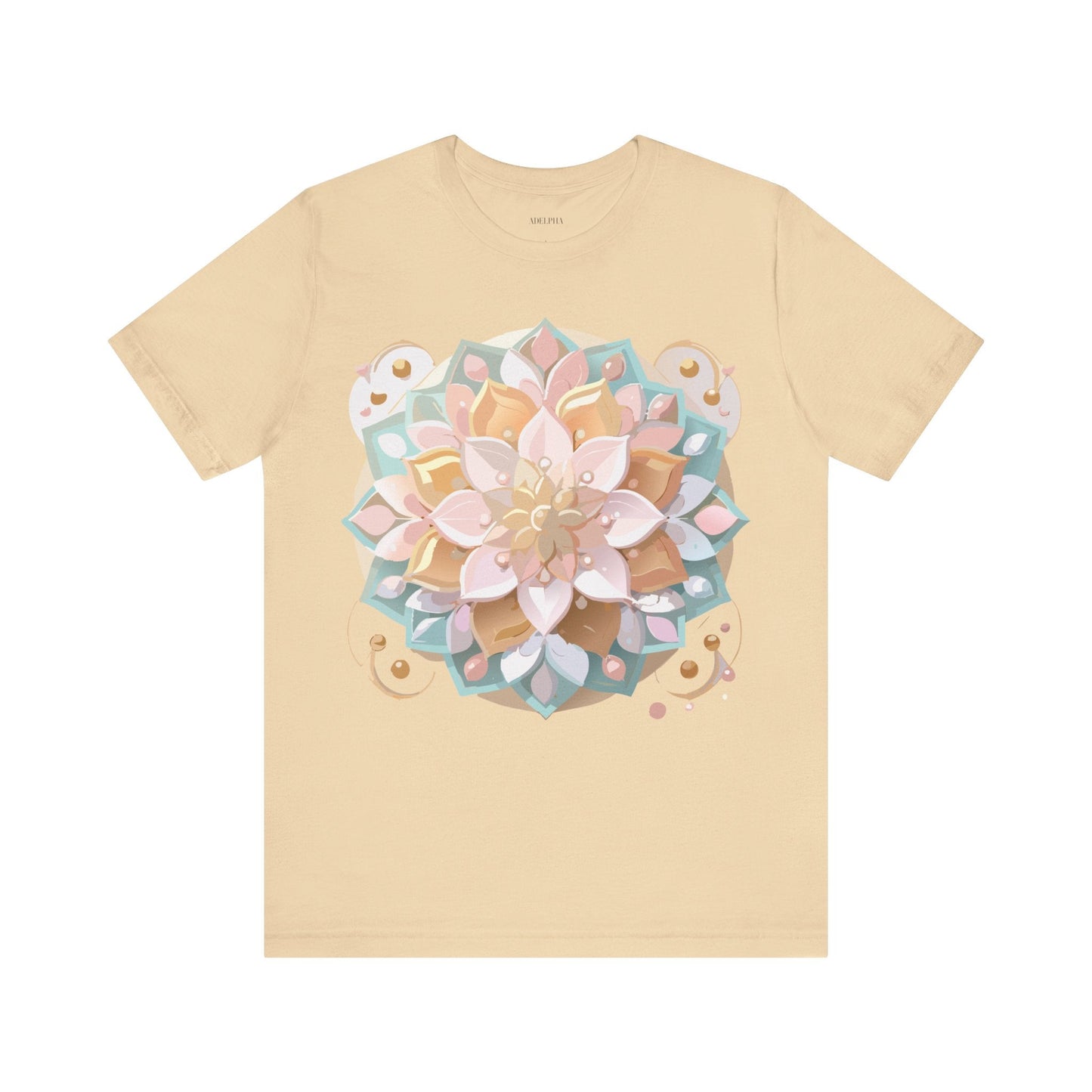Mandala Shirt Graphic Tee Unisex Adelpha Vintage Inspired Art Design Premium Apparel