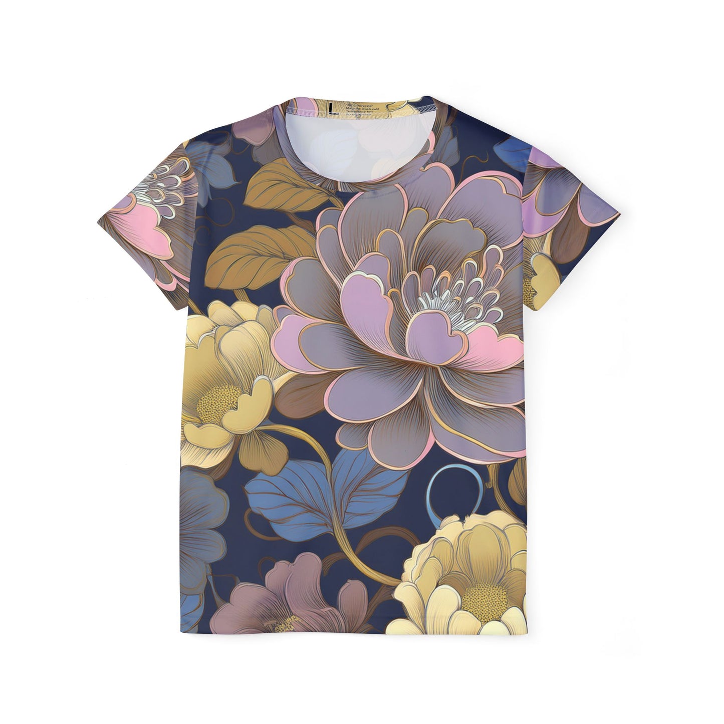 Women Poly Shirt with Floral Print F308
