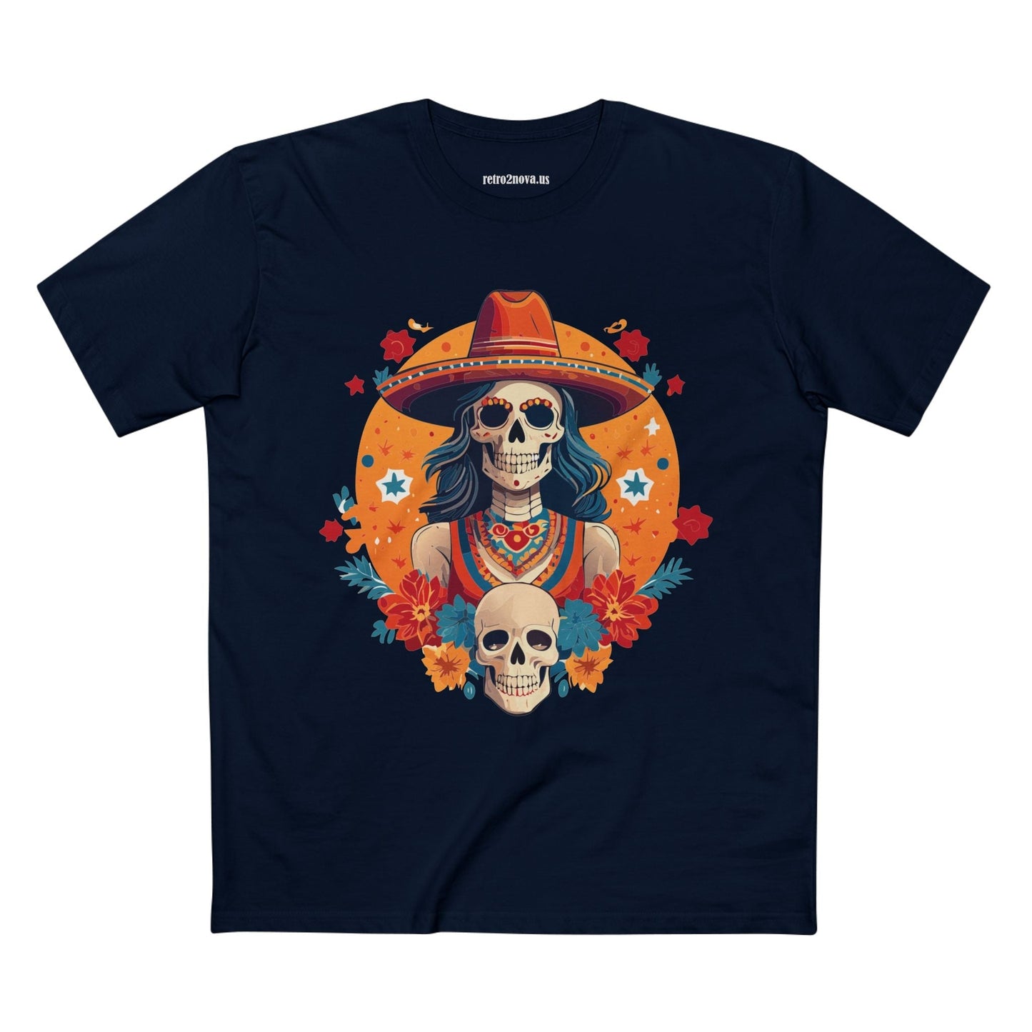 Skull Shirt Unisex Skeleton Tee Premium Cotton With Original Design From Art Collection