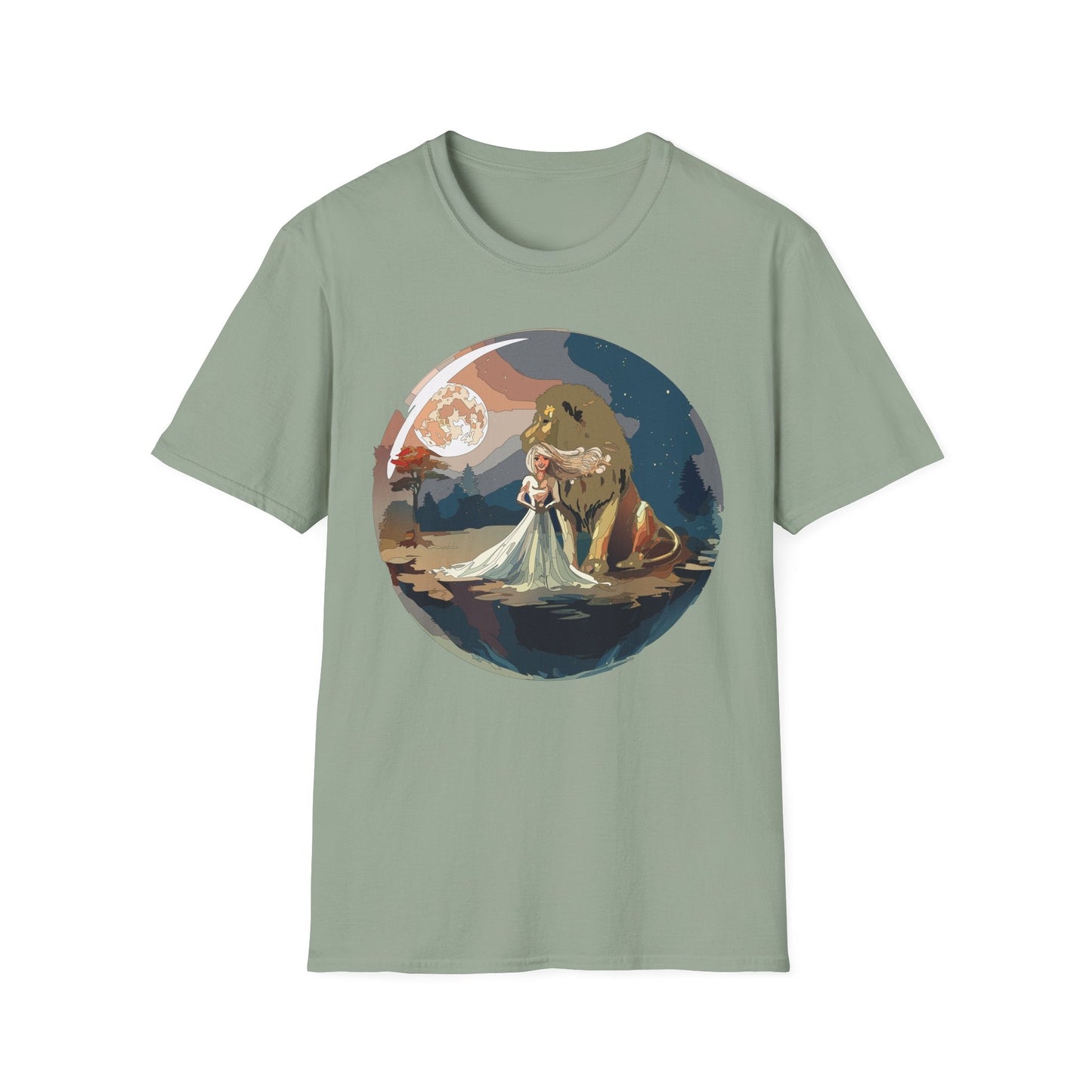Womens Graphic T Shirt Art Design Unisex Softstyle 64000 Gildan Short Sleeve Tee