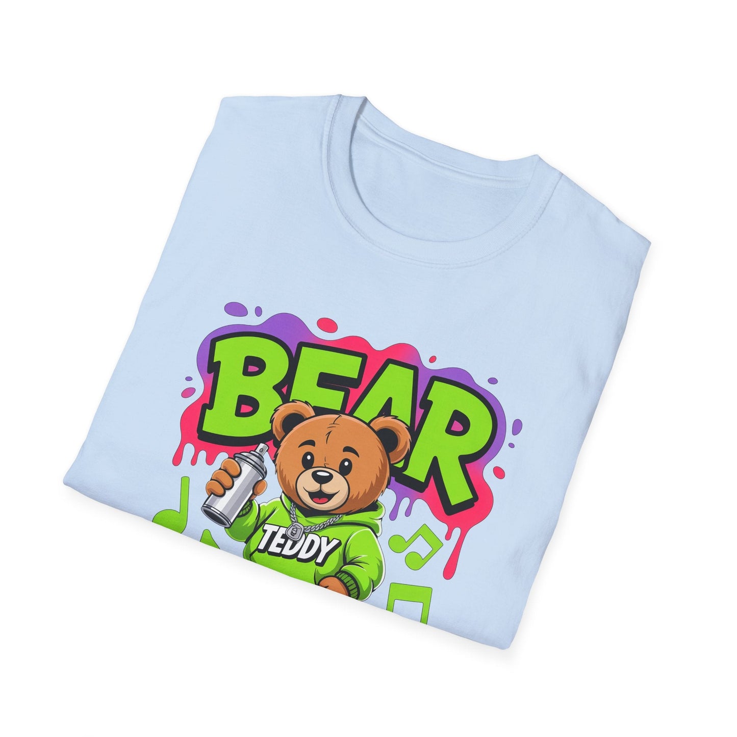 Funny Animal Cartoon T Shirt Unisex Softstyle Graphic Tee Gildan 64000 Animation Tee
