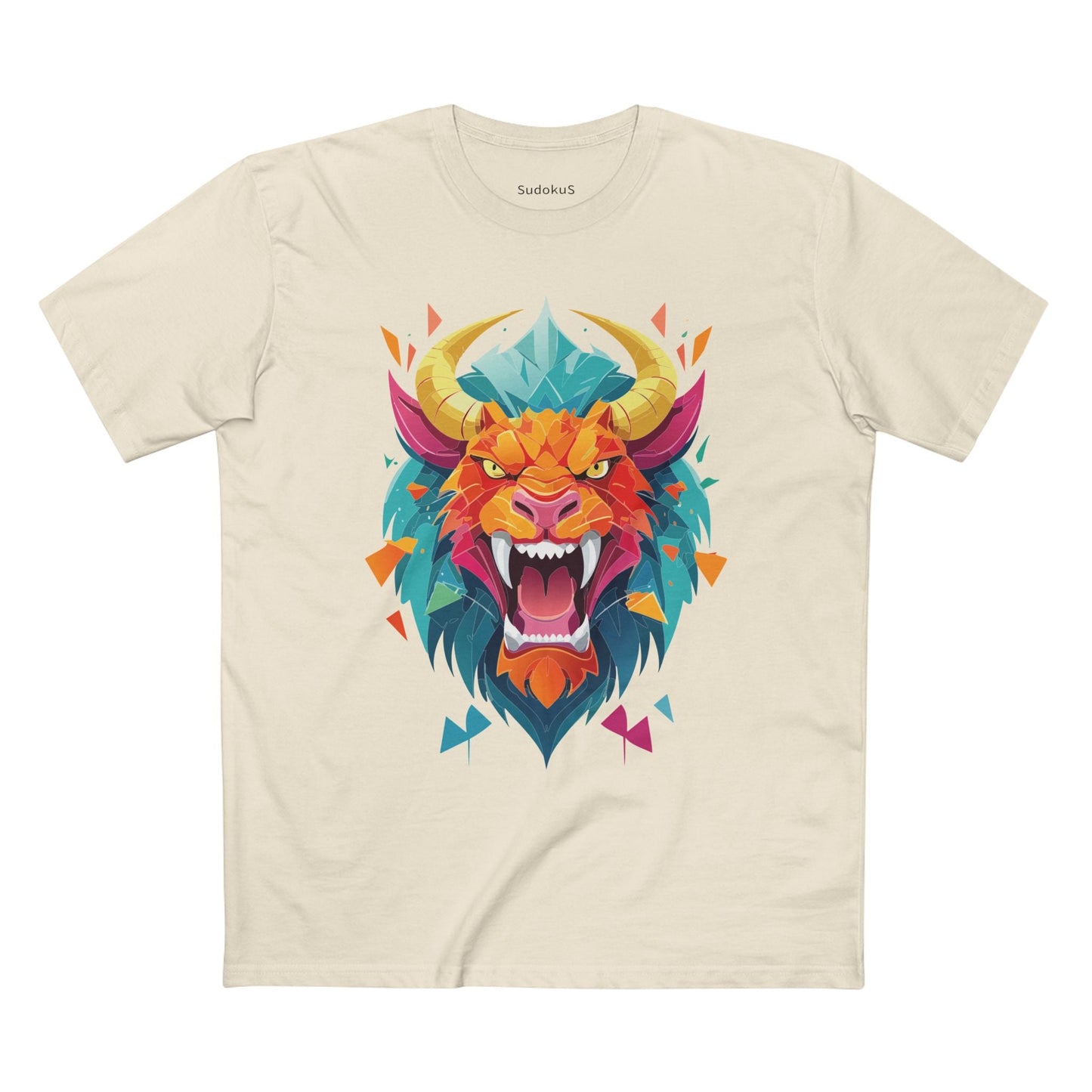 Cartoon Monsters Graphic Unisex 100 Cotton Staple Tee 16