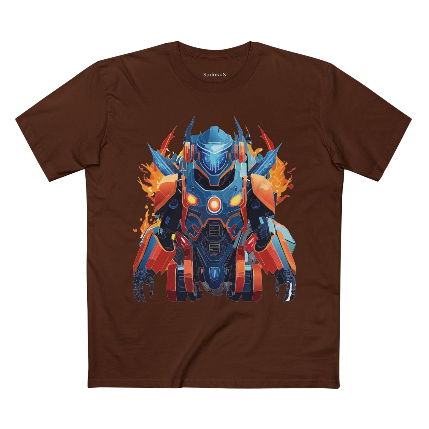 Cyborg Robot Graphic Unisex 100 Cotton Staple Tee 4