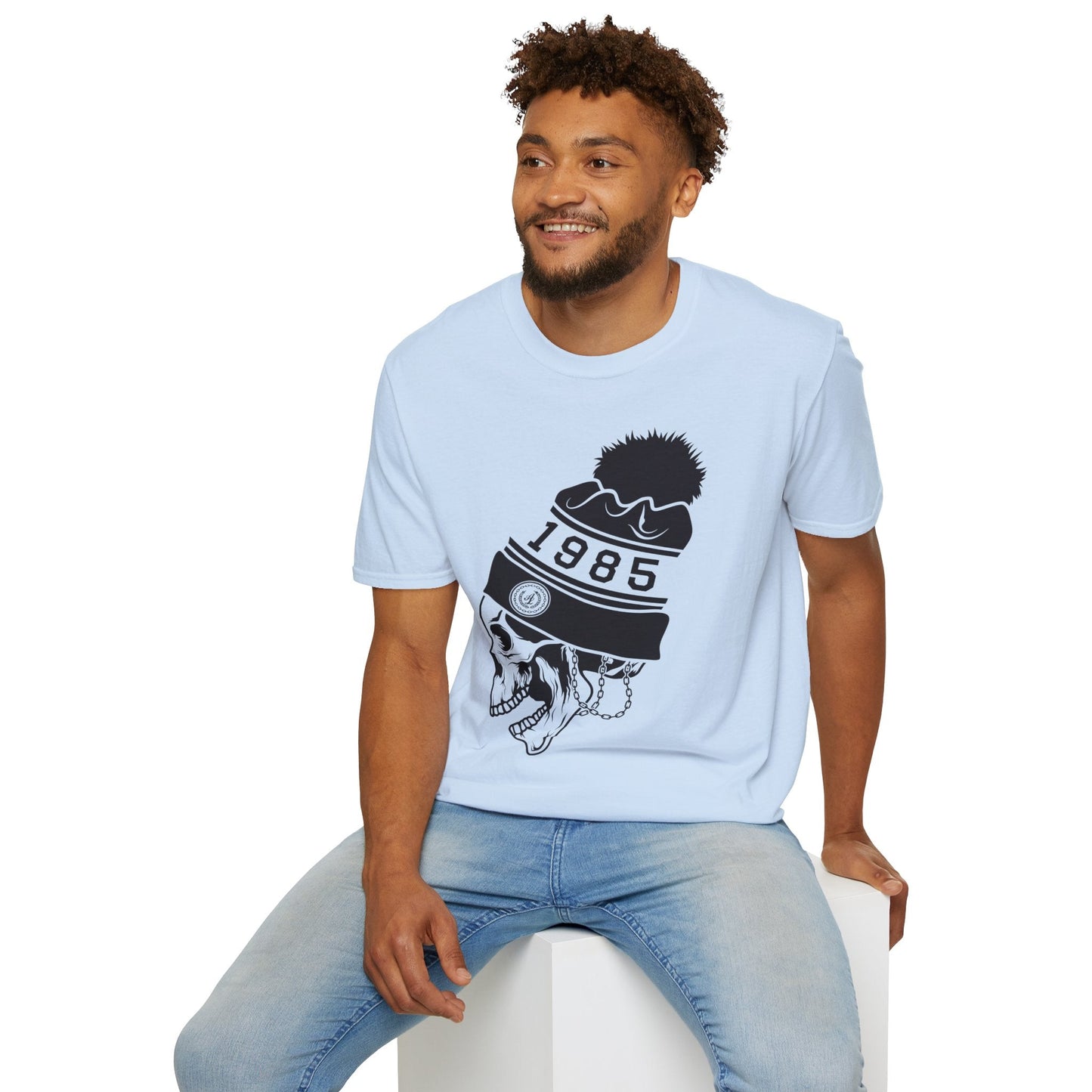 Cartoon Animation T Shirt Unisex Gildan Softstyle 64000 Tee With Art Design Funny Graphic