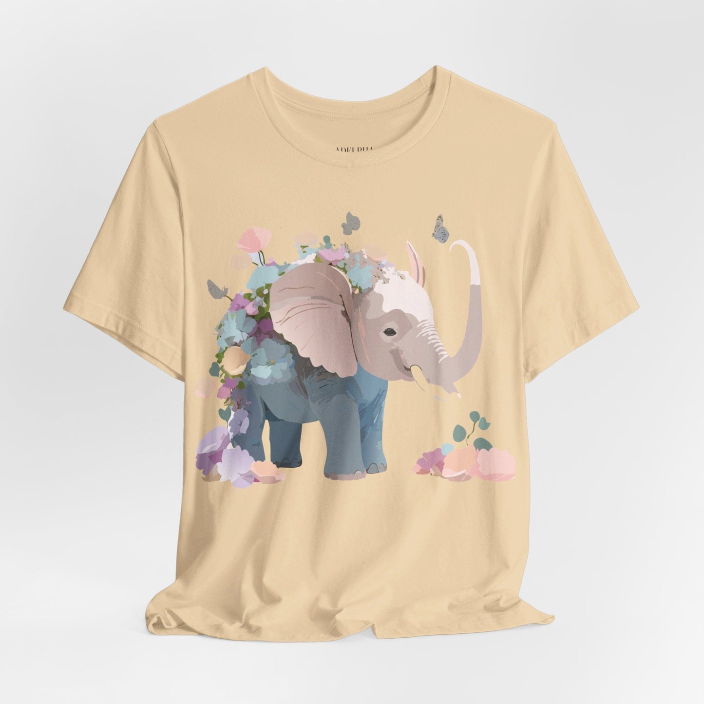 Elephant Graphic Tee Unisex Jersey Short Sleeve Art Design Adelpha Premium Vintage Inspired