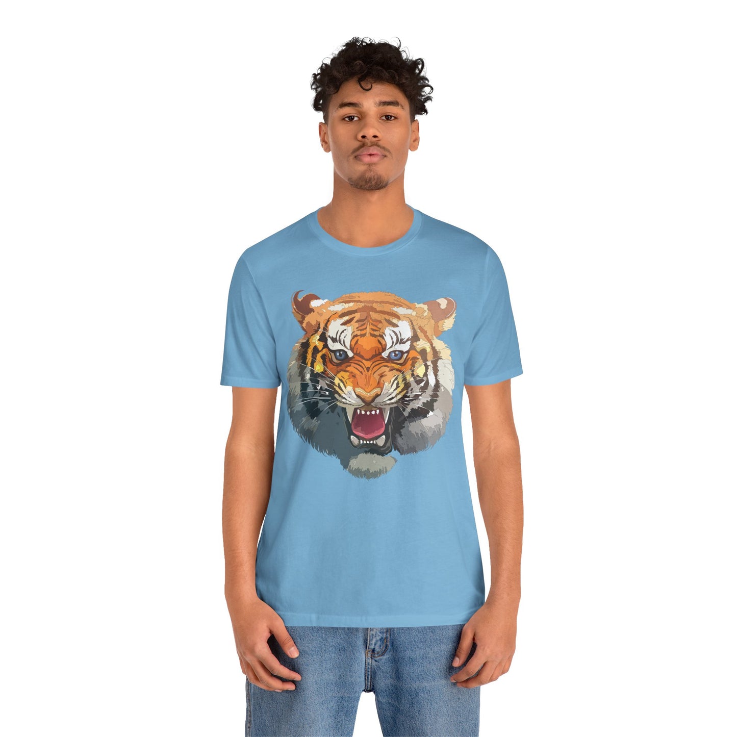 Tiger Shirt, Animal Shirt, T-Shirt with Tiger, Art Design Tee, Animal Tees, Safari T-Shirt, Graphic Design Tee 14