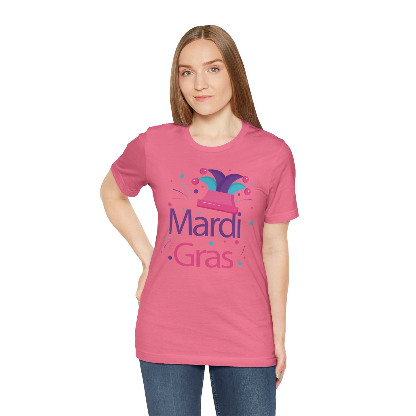 Tee-shirt en coton unisexe pour Mardi Gras