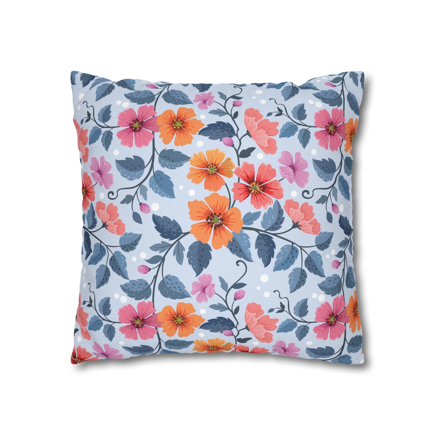 Floral Poly Pillowcase