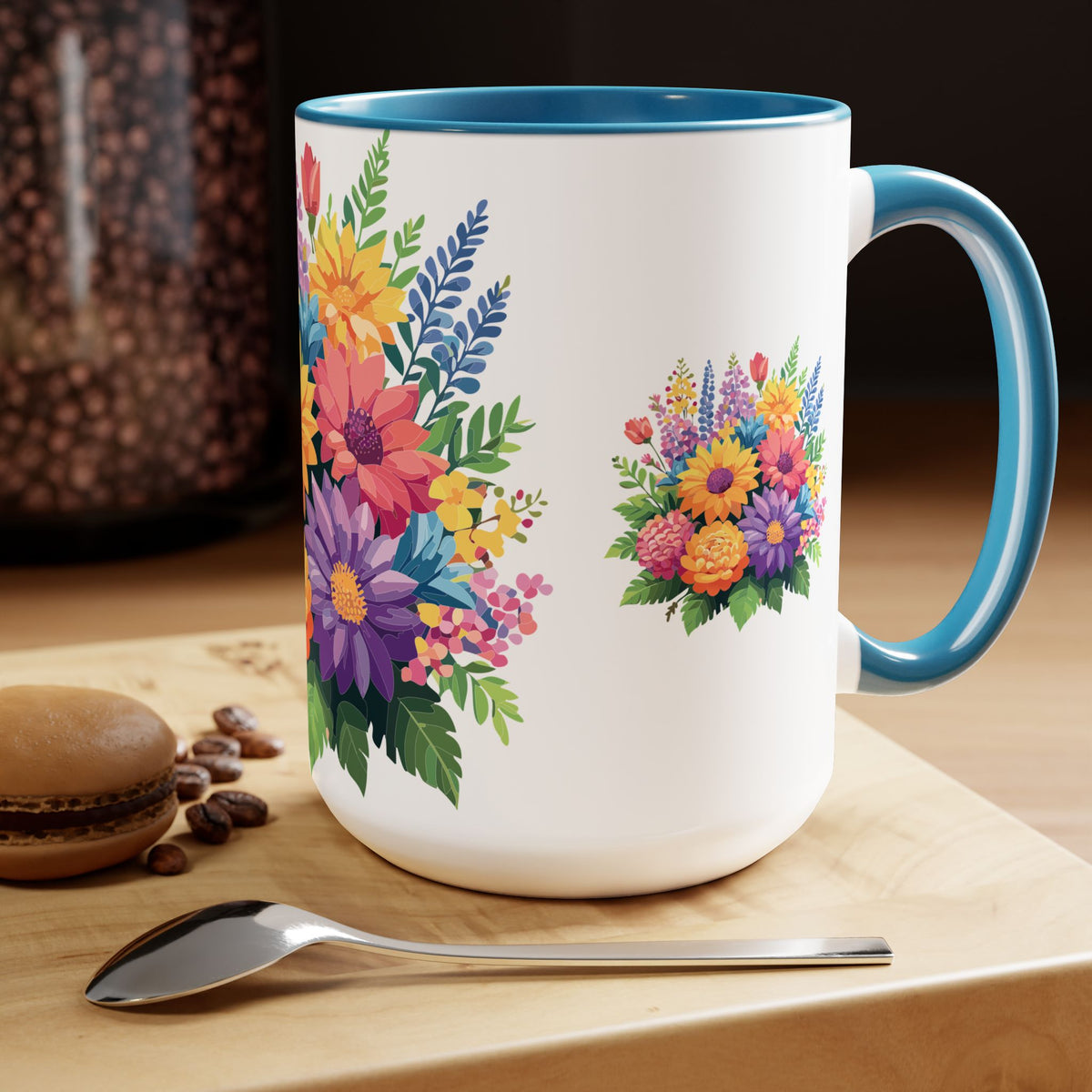 Floral Mug, Floral Cup