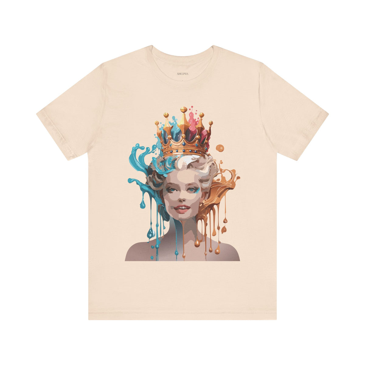 Queen Graphic Unisex Cotton Bella+Canvas Tee with Art Design m188