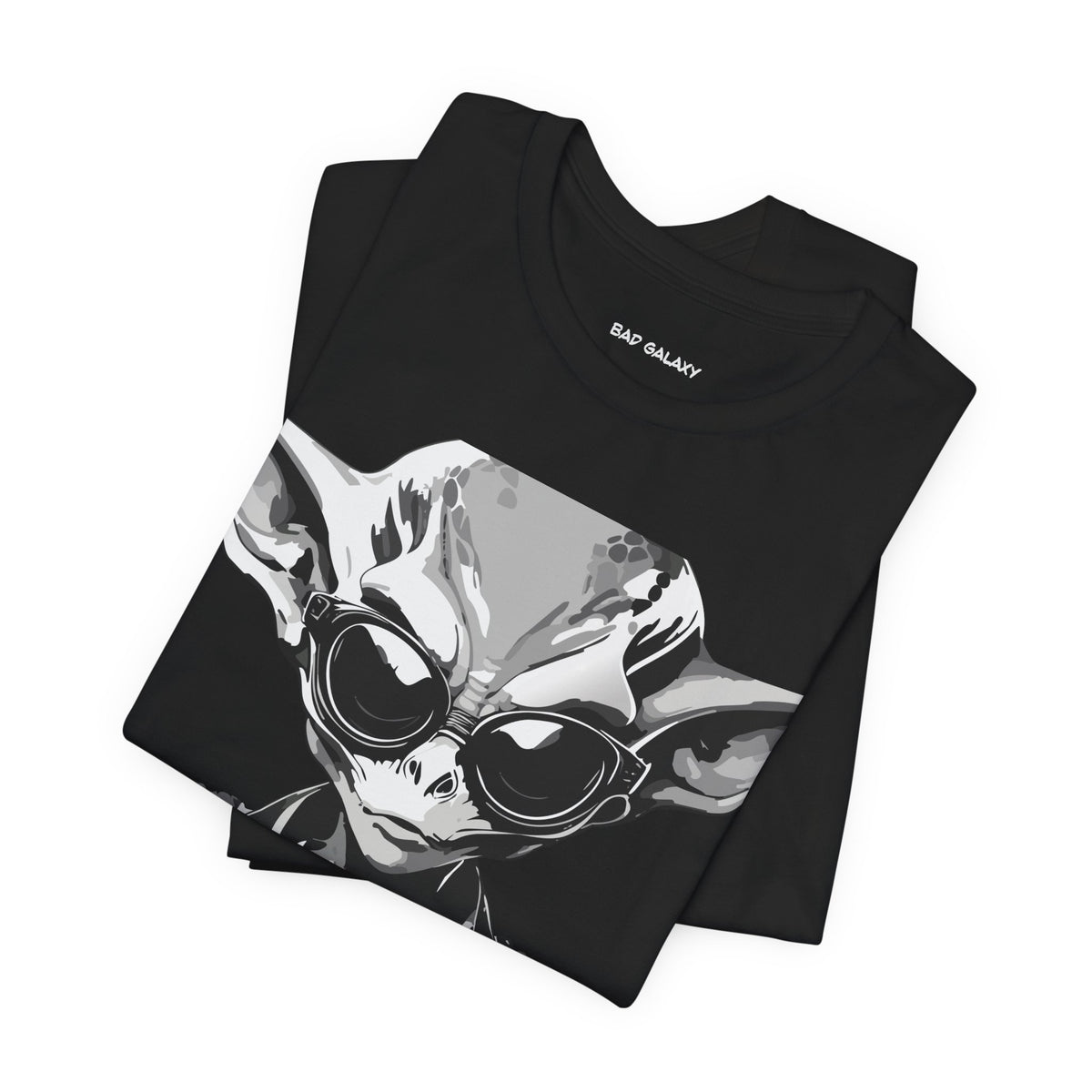 Alien Graphic Unisex Cotton Bella+Canvas Tee with Art Design b75