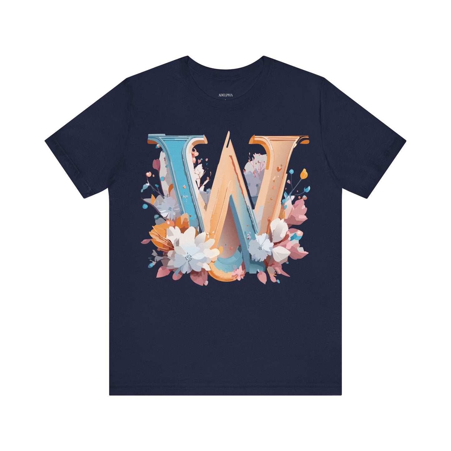 Letter W Shirt Unisex Graphic Tee By Adelpha Featuring Vintage Artwork For Everyday Casual Wear