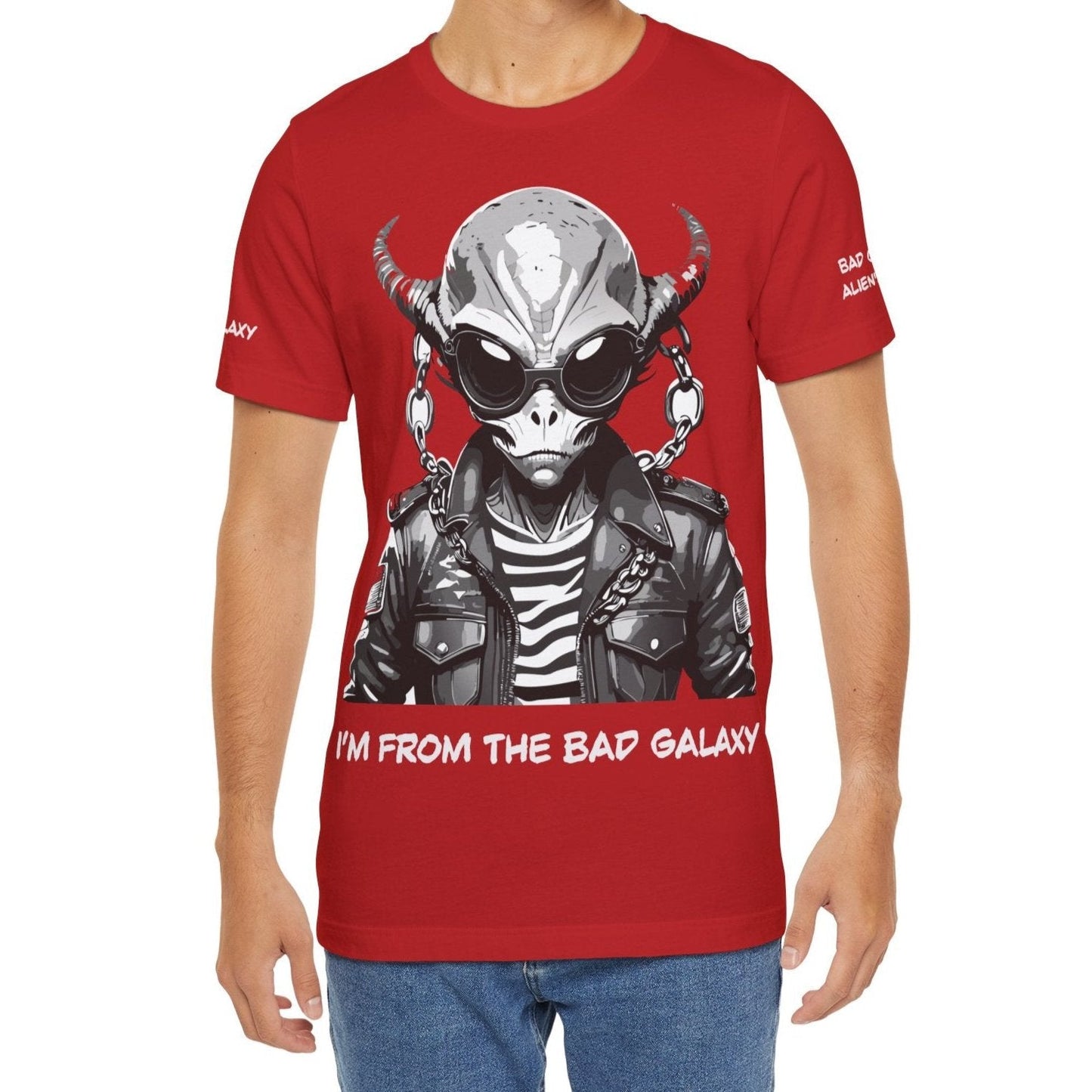 Alien T Shirt From Bad Galaxy Graphic Tee With Free Shipping Lightweight 100 Cotton USA Made