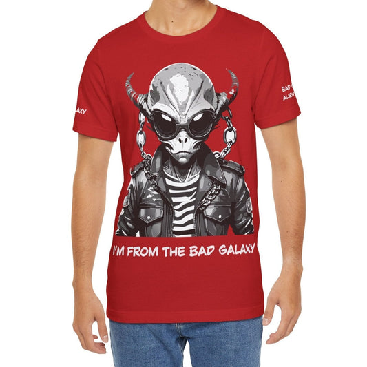 Alien T Shirt From Bad Galaxy Graphic Tee With Free Shipping Lightweight 100 Cotton USA Made