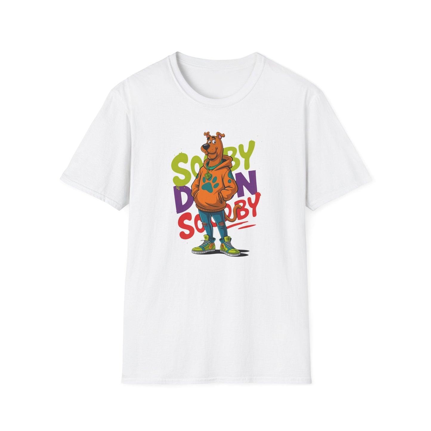 Unisex Cartoon T Shirt With Animation And Funny Animals Tee Gildan Softstyle 64000