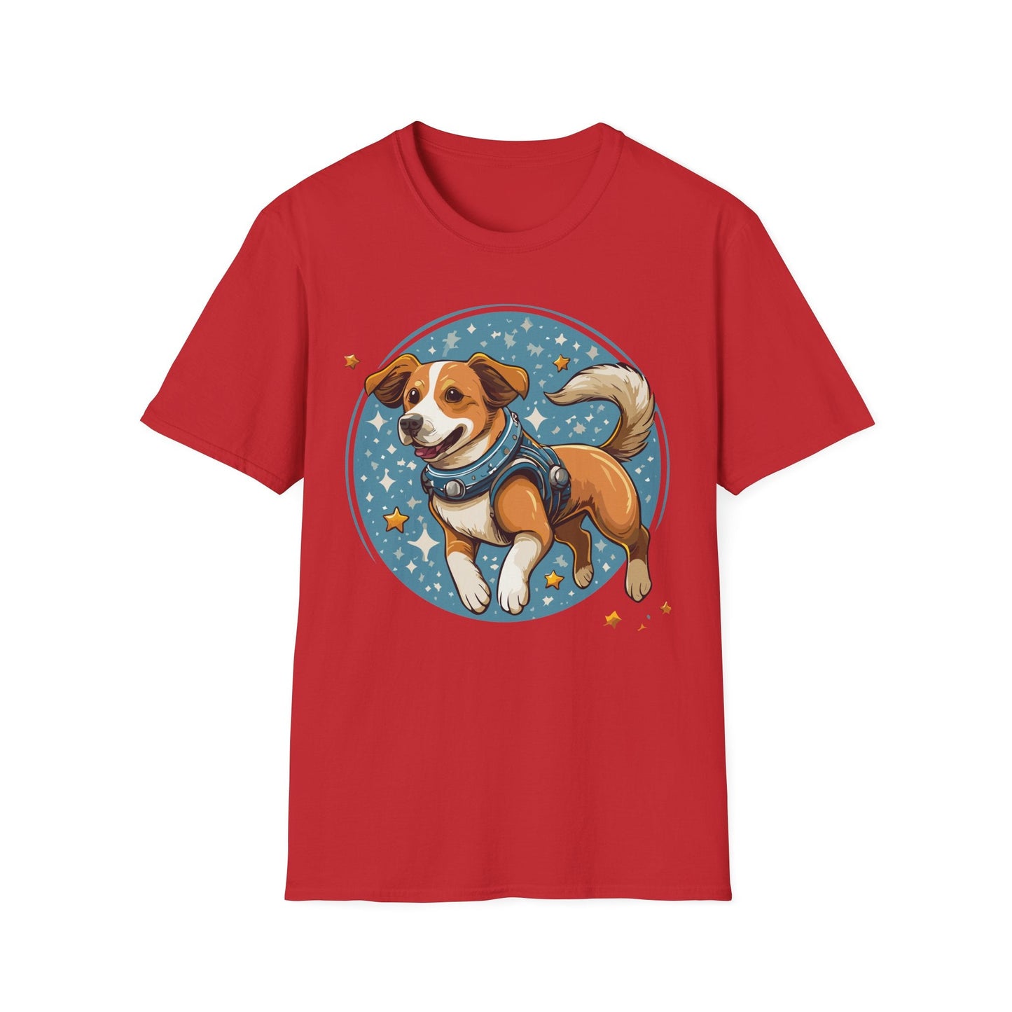 Unisex Dog And Animal Print Shirt Gildan Softstyle 64000 Tee