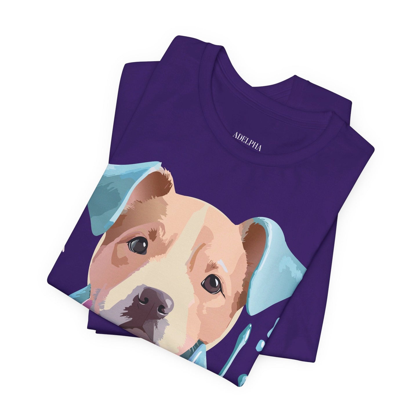 Unisex Dog Graphic Tee With Vintage Inspired Artwork By Adelpha Short Sleeve Shirt