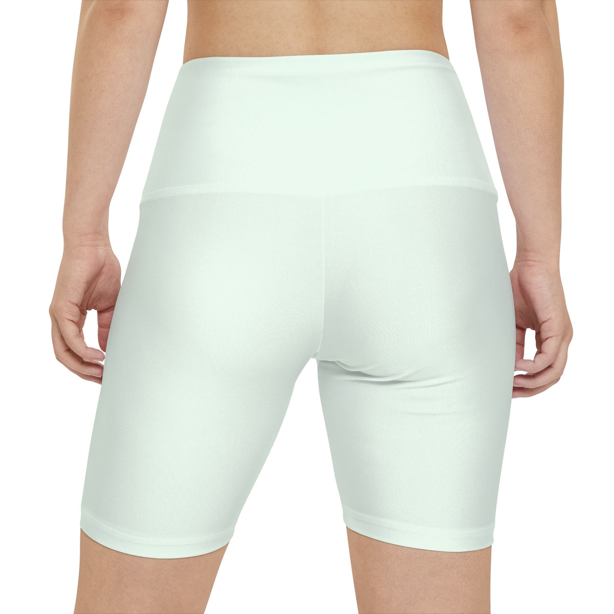 Honeydew Light Mint High-Waist Workout Shorts — Women's Biker Shorts for Yoga & Gym