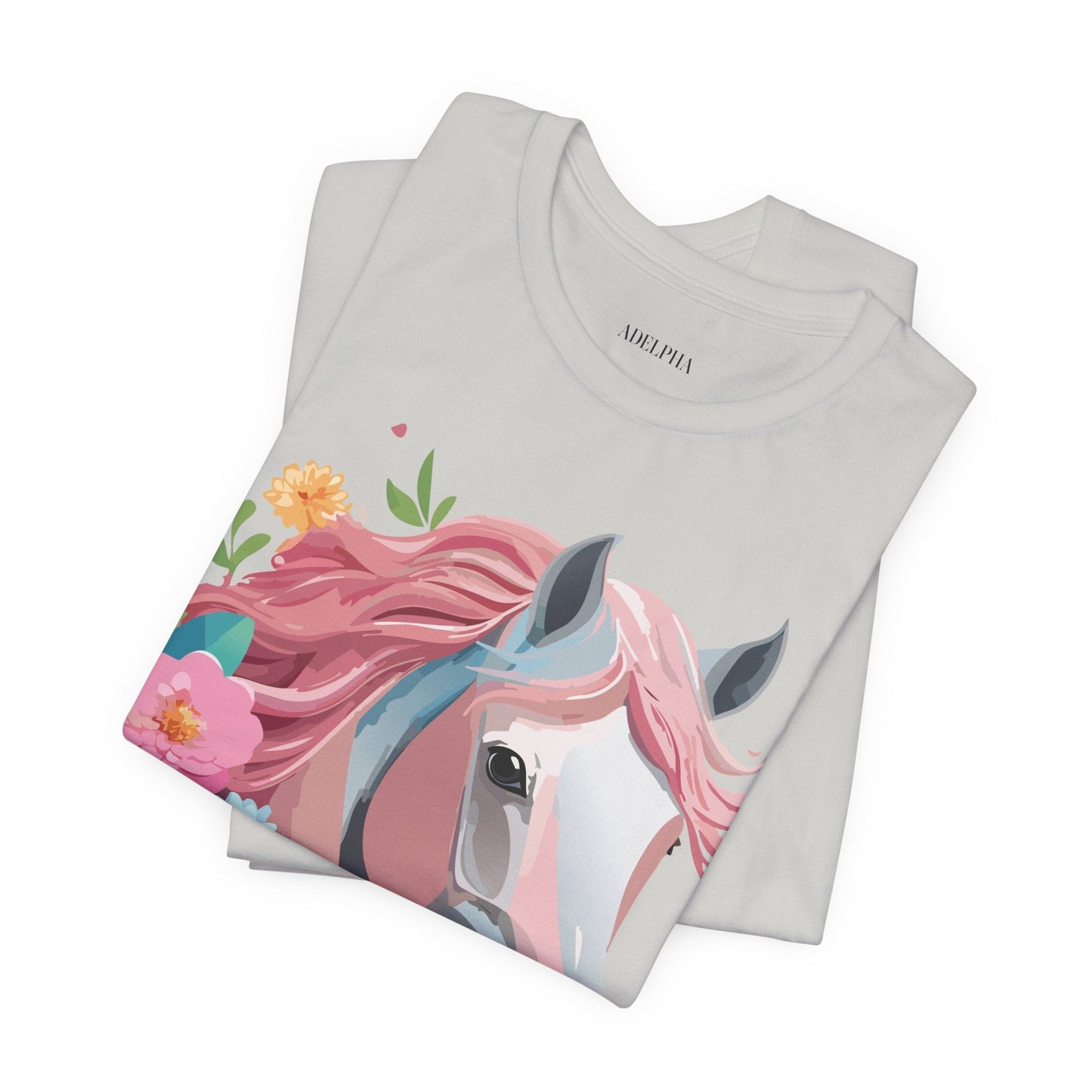 Horse Graphic Unisex 100 Cotton Vintage Animal Art T-Shirt 1