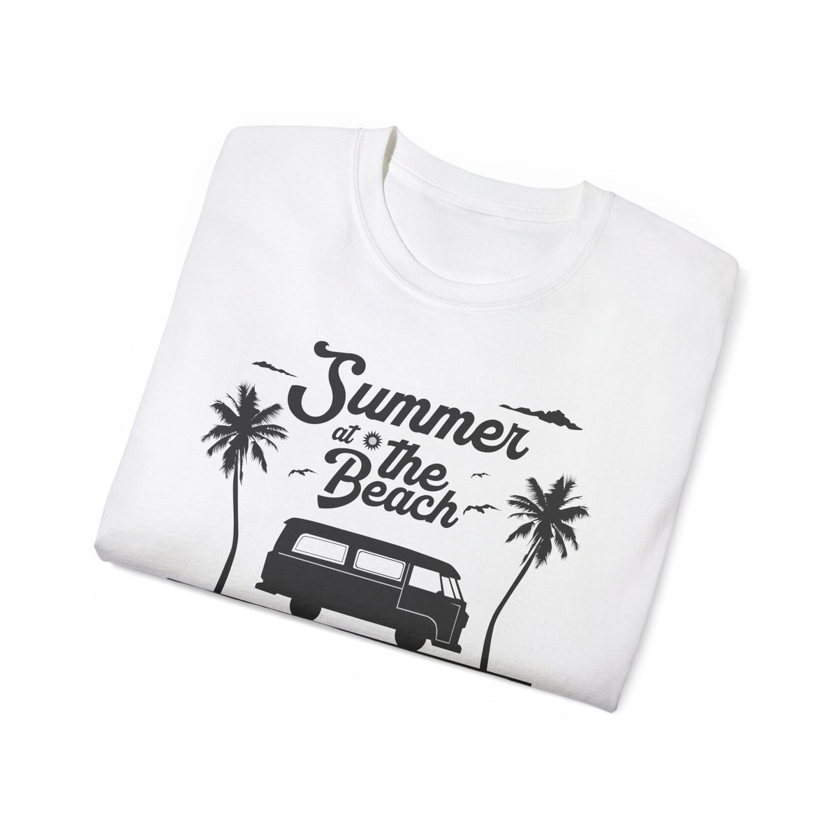 Summer at the Beach Van Tee | Surf Camper Palm Tree Shirt