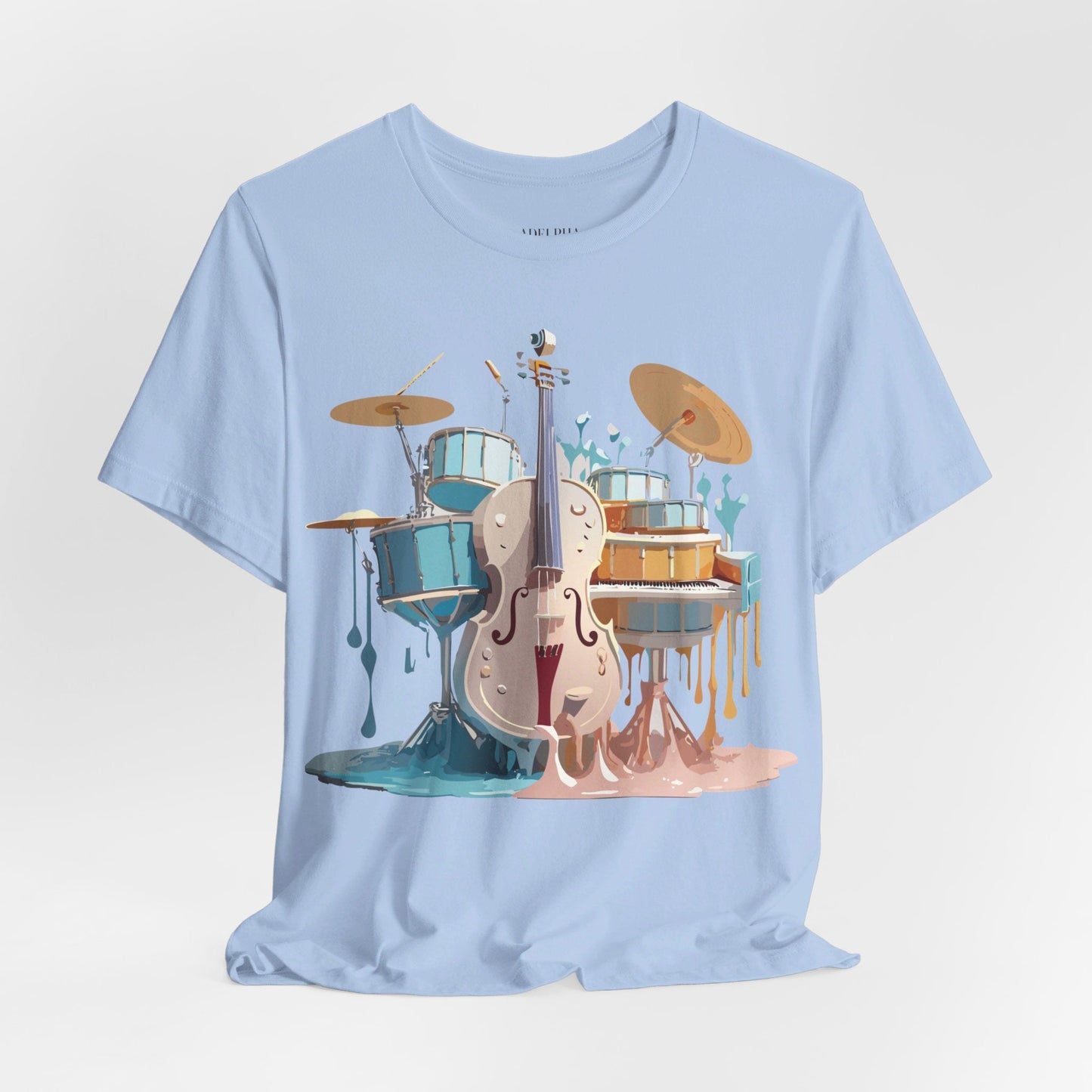 Adelpha Music Graphic T Shirt Unisex Jersey Short Sleeve Vintage Inspired Artwork Tee