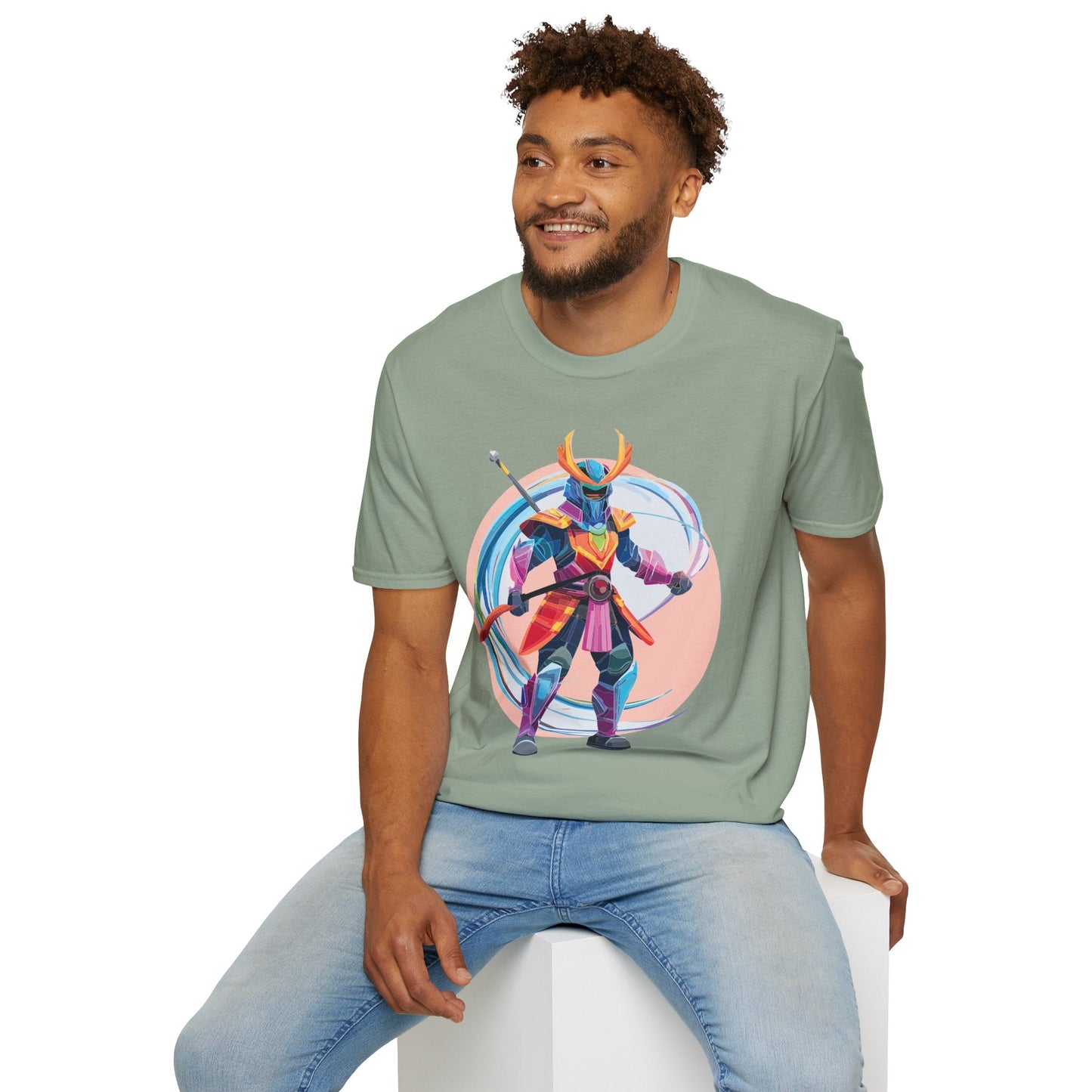 Samurai Shirt Unisex Softstyle T Shirt Gildan 64000 Ring Spun Cotton Tee For Everyday Comfort
