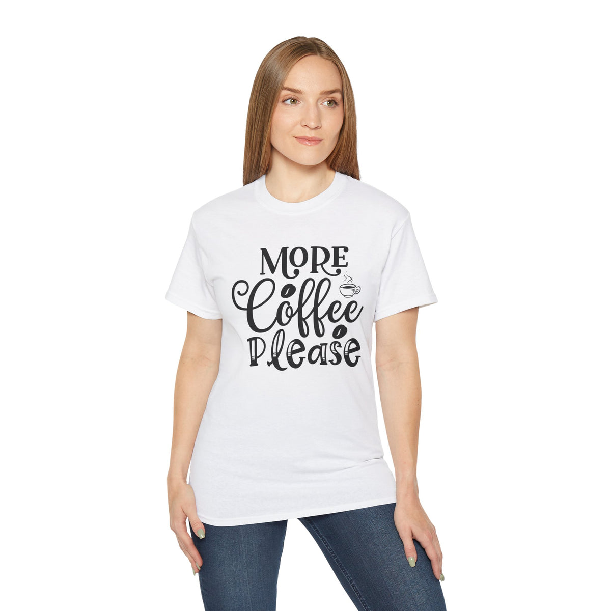 More Coffee Please Tee | Coffee Quote Shirt, Barista Morning Tee