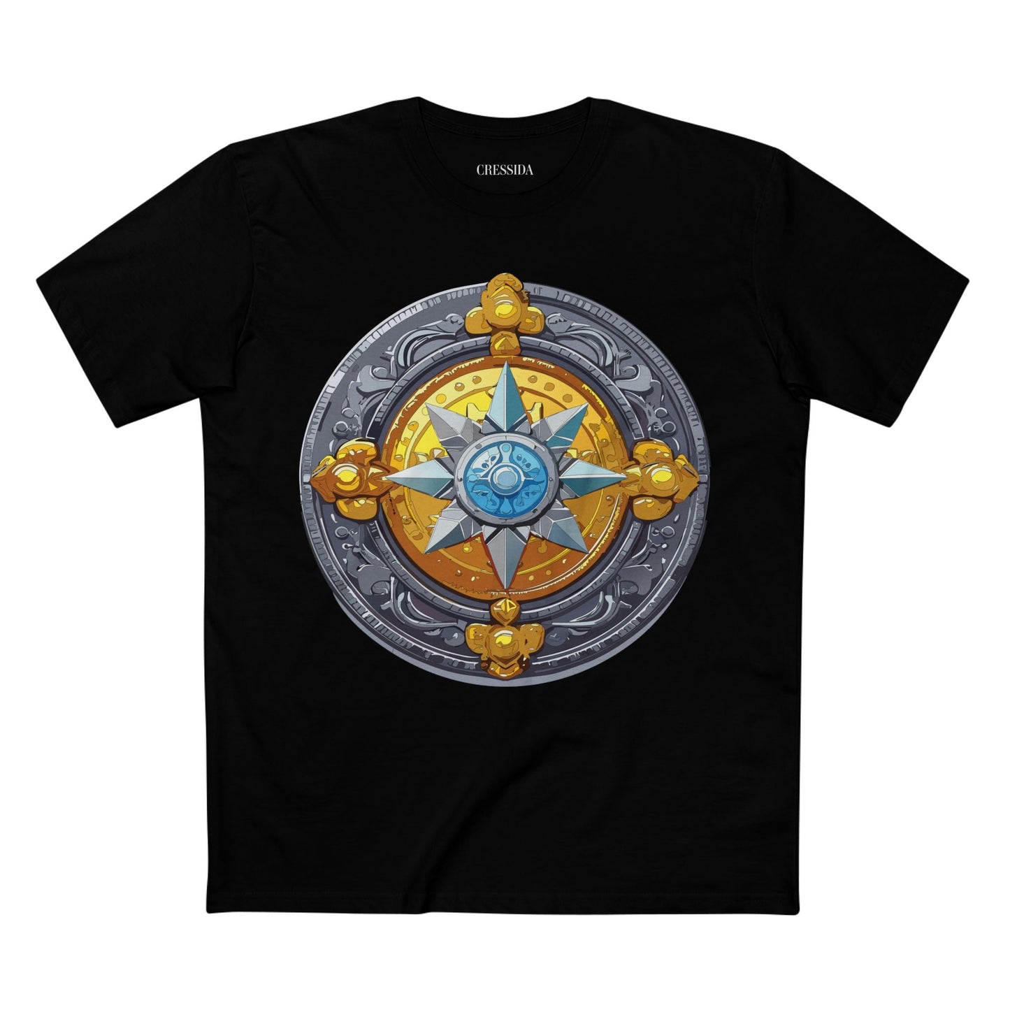 Antique Gold Coin Graphic Design T-Shirt Unisex 100 Cotton With Golden Print Artwork Tee 1