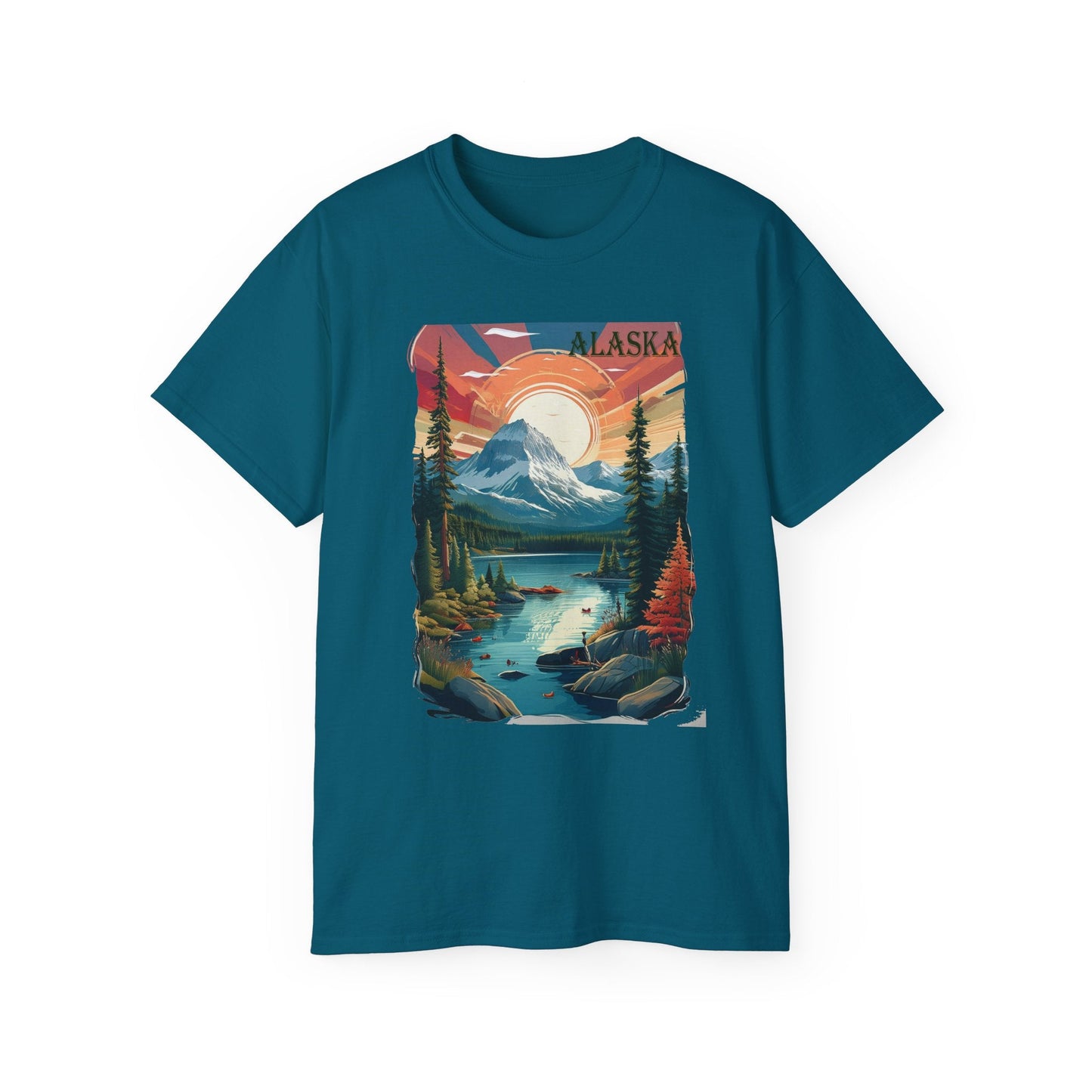 Alaska Graphic Unisex Cotton T‑Shirt 4