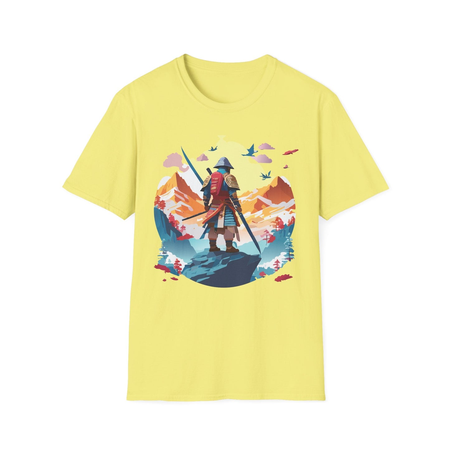 Samurai Shirt Unisex T Shirt Gildan Softstyle 64000 Cotton Tee For Everyday Comfort