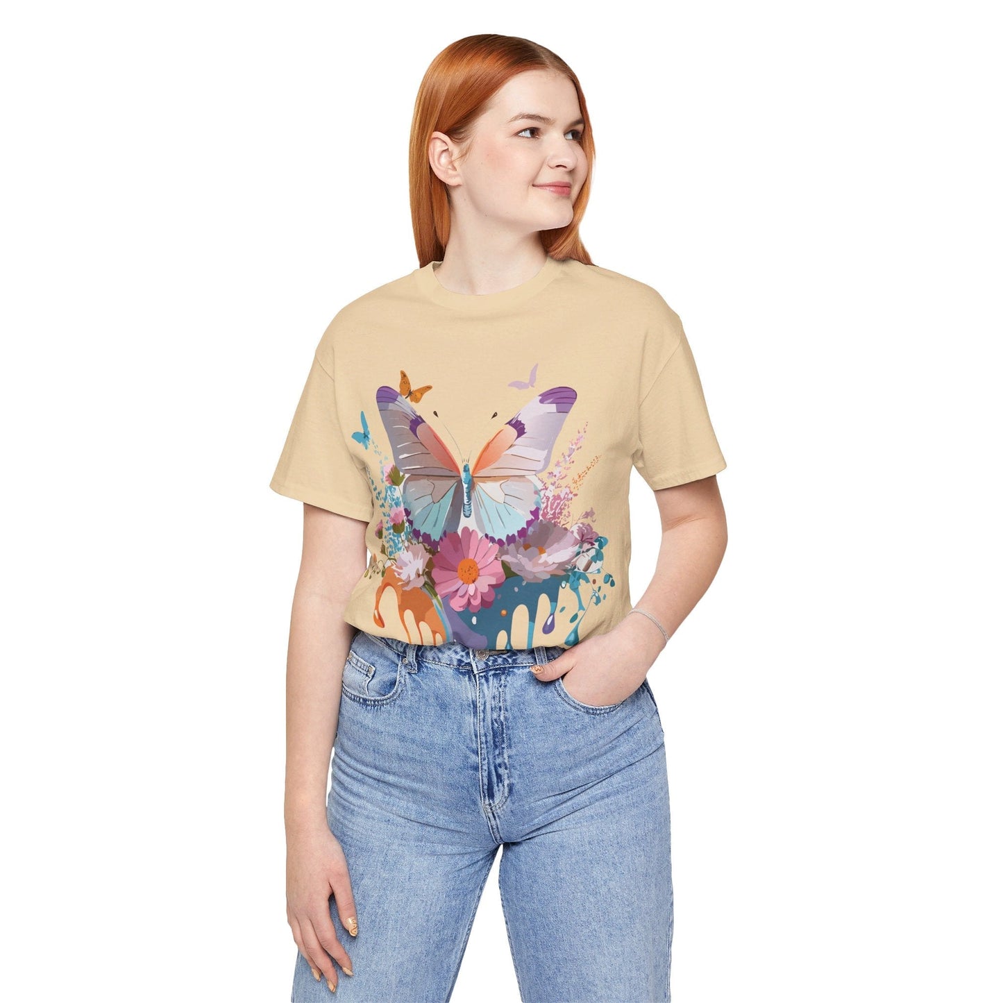 Butterfly Graphic Tee Adelpha Vintage Inspired Unisex Short Sleeve Shirt